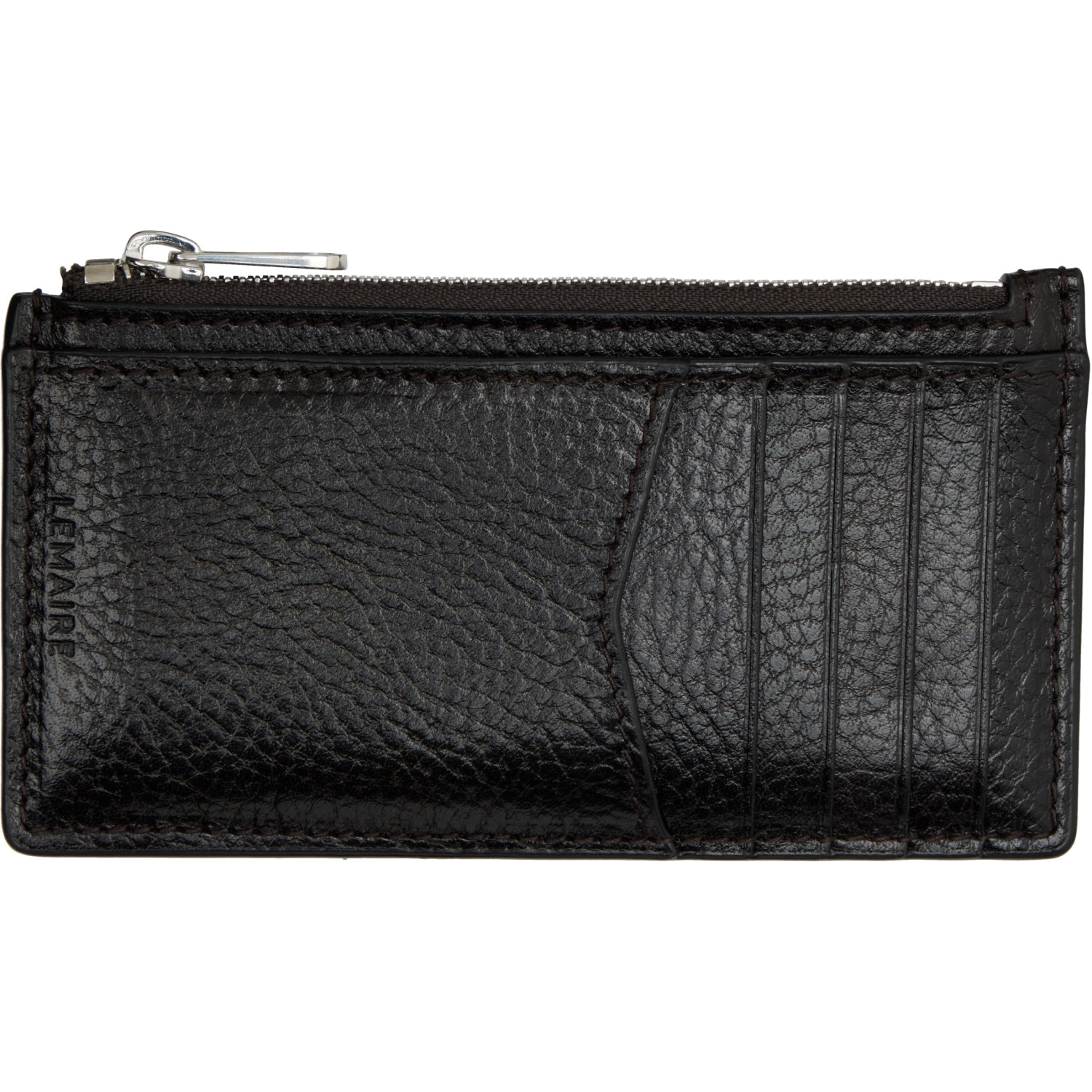 LEMAIRE Brown Gear Card Holder