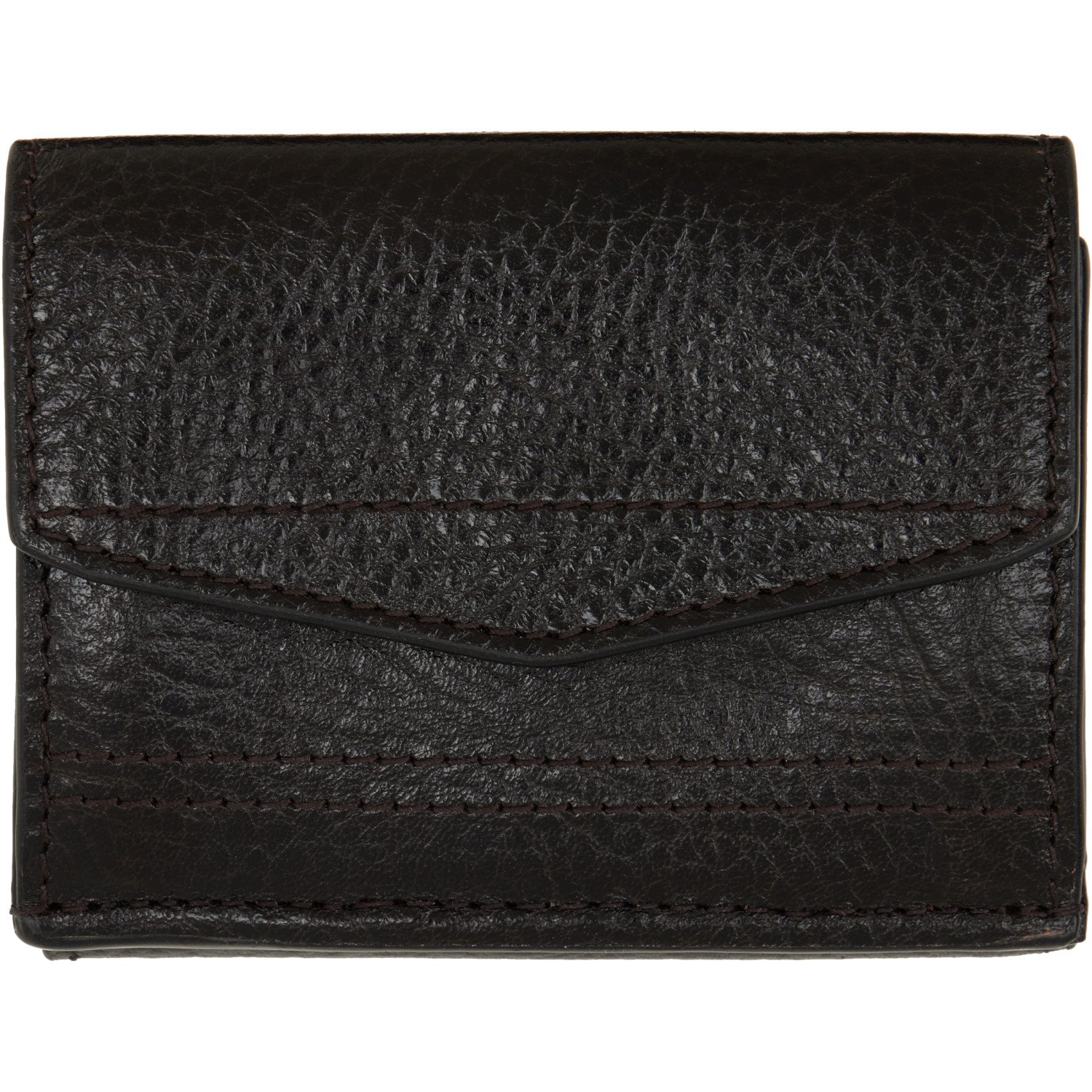LEMAIRE Brown Gear Trifold Leather Wallet