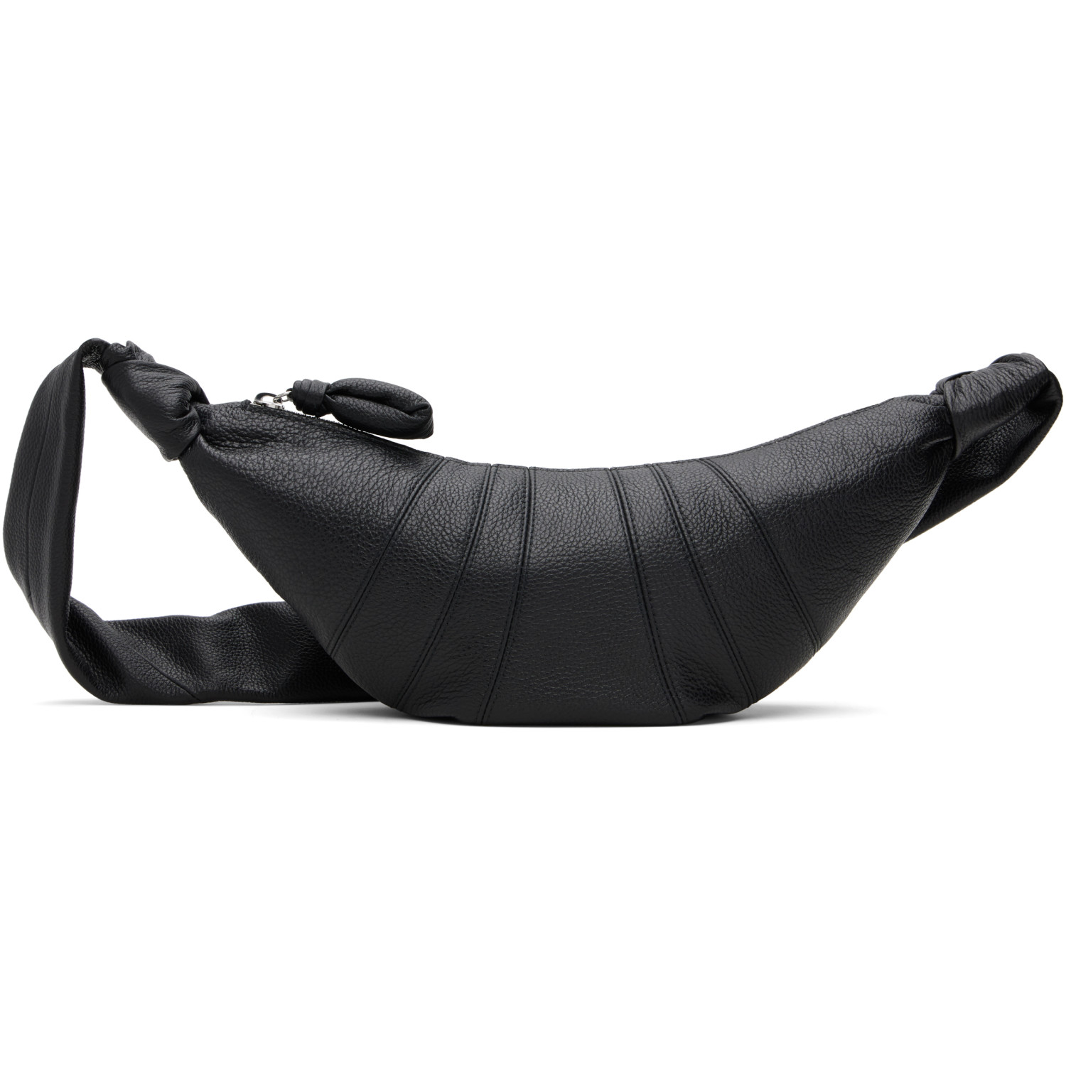 Lemaire Black Small Croissant Bag In Bk999 Bk999 Black