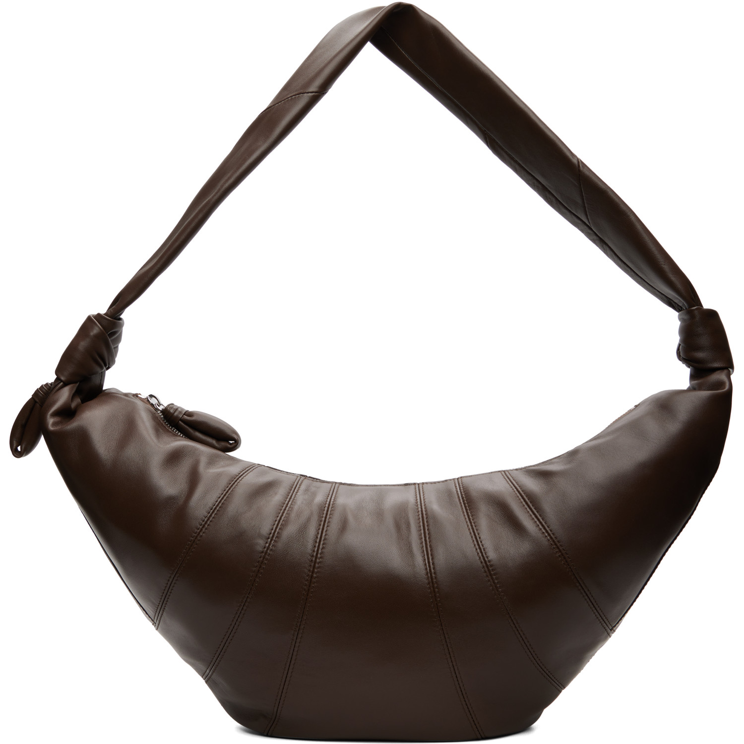 LEMAIRE Brown Large Croissant Bag