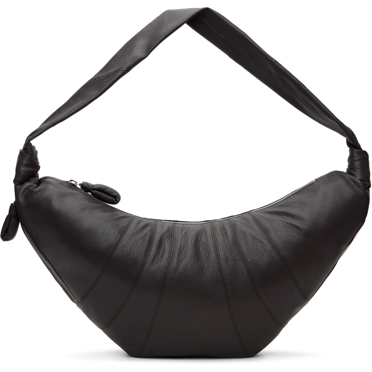 LEMAIRE Brown Large Croissant Bag