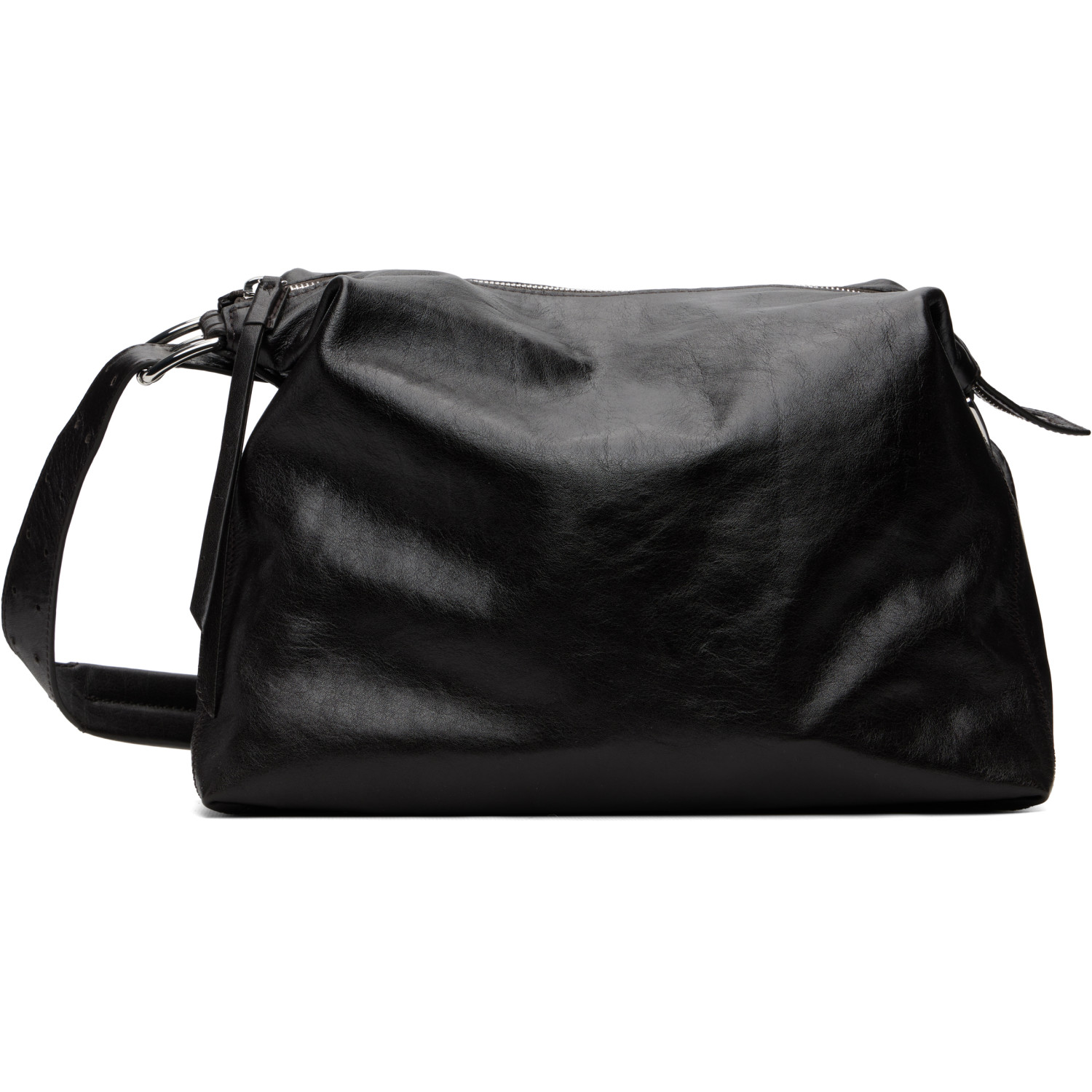 LEMAIRE Brown Small Belted Bag