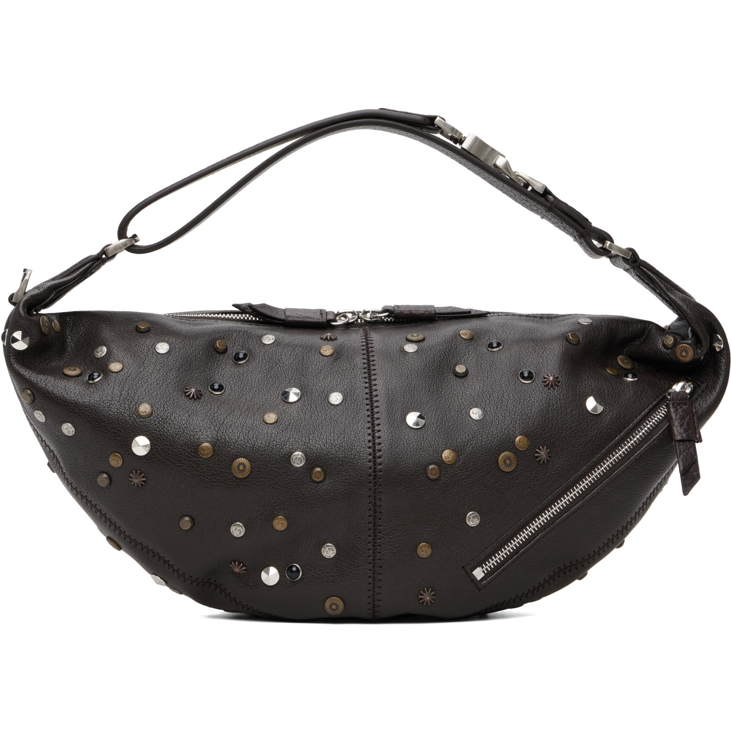 LEMAIRE Brown Mini Quiver Clip Bag