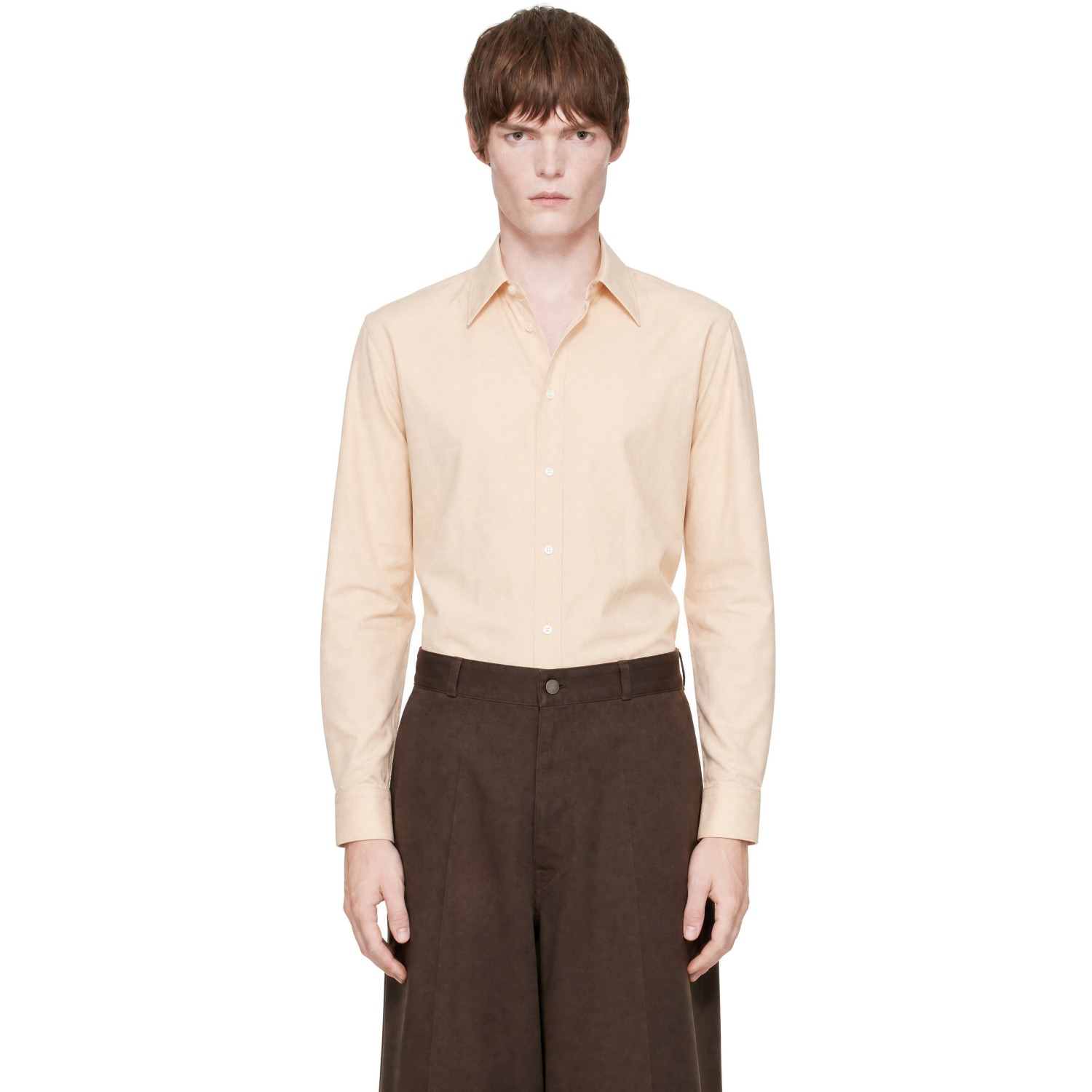 LEMAIRE Beige Fluid Shirt