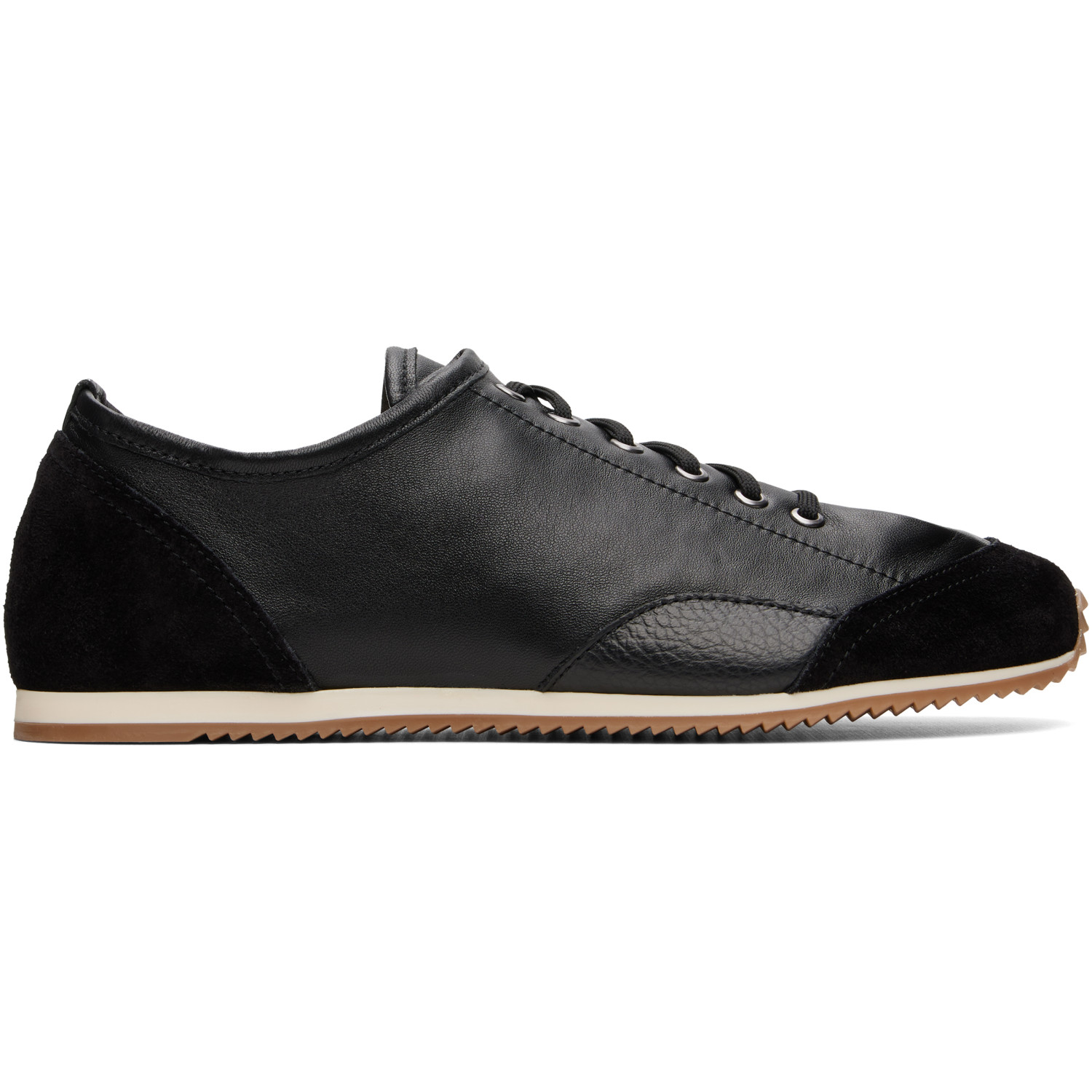 LEMAIRE Black Gummy Grips Sneakers