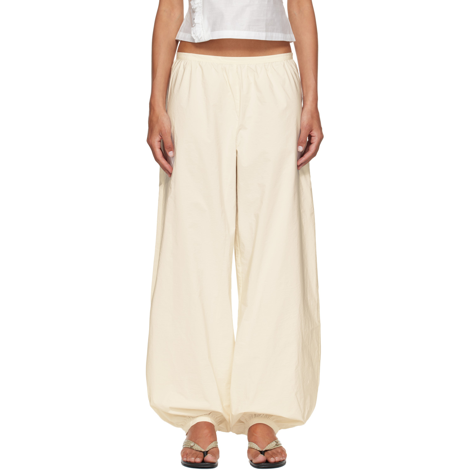 Paloma Wool Off-White Boza Trousers