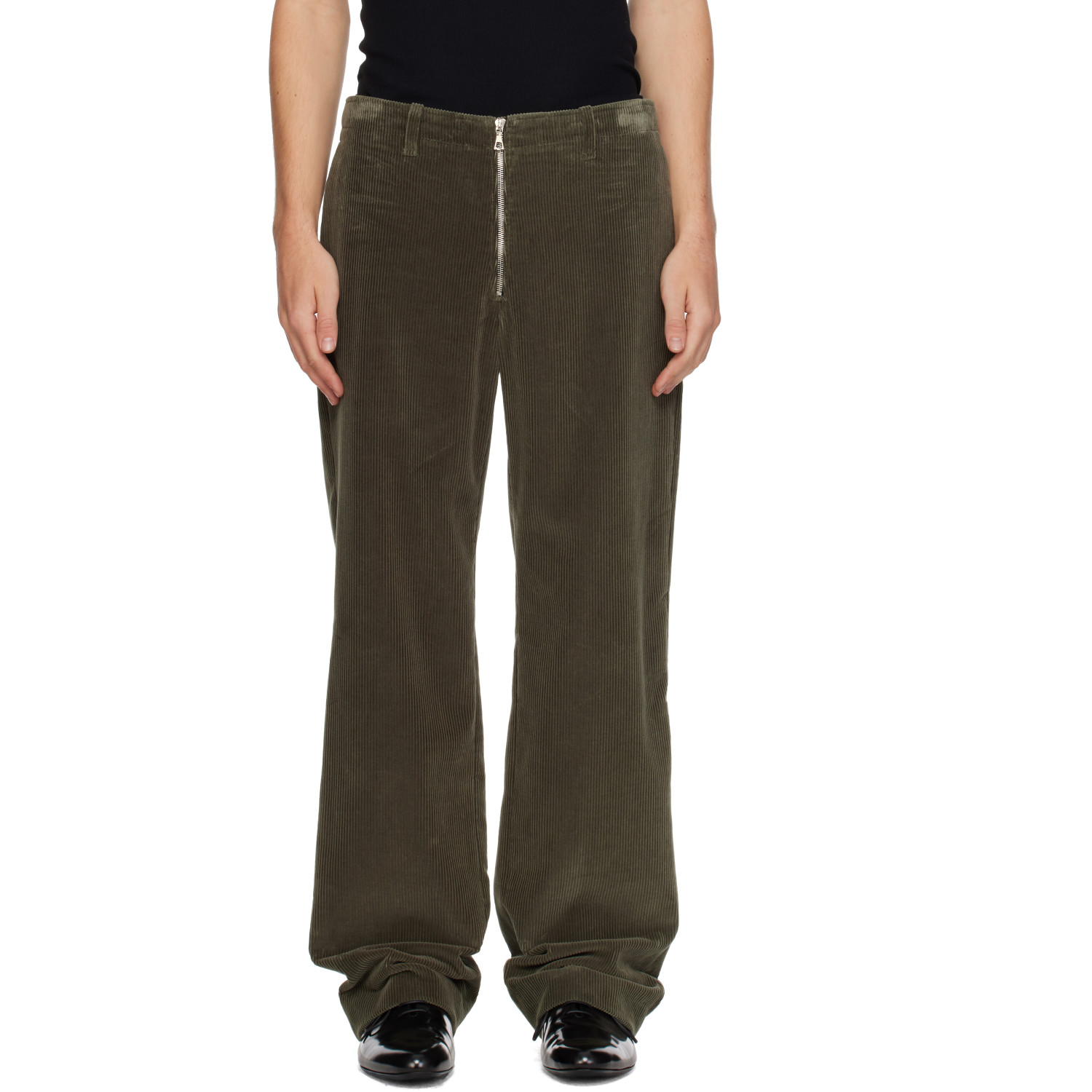 Rier Khaki Tyrolean Corduroy Trousers
