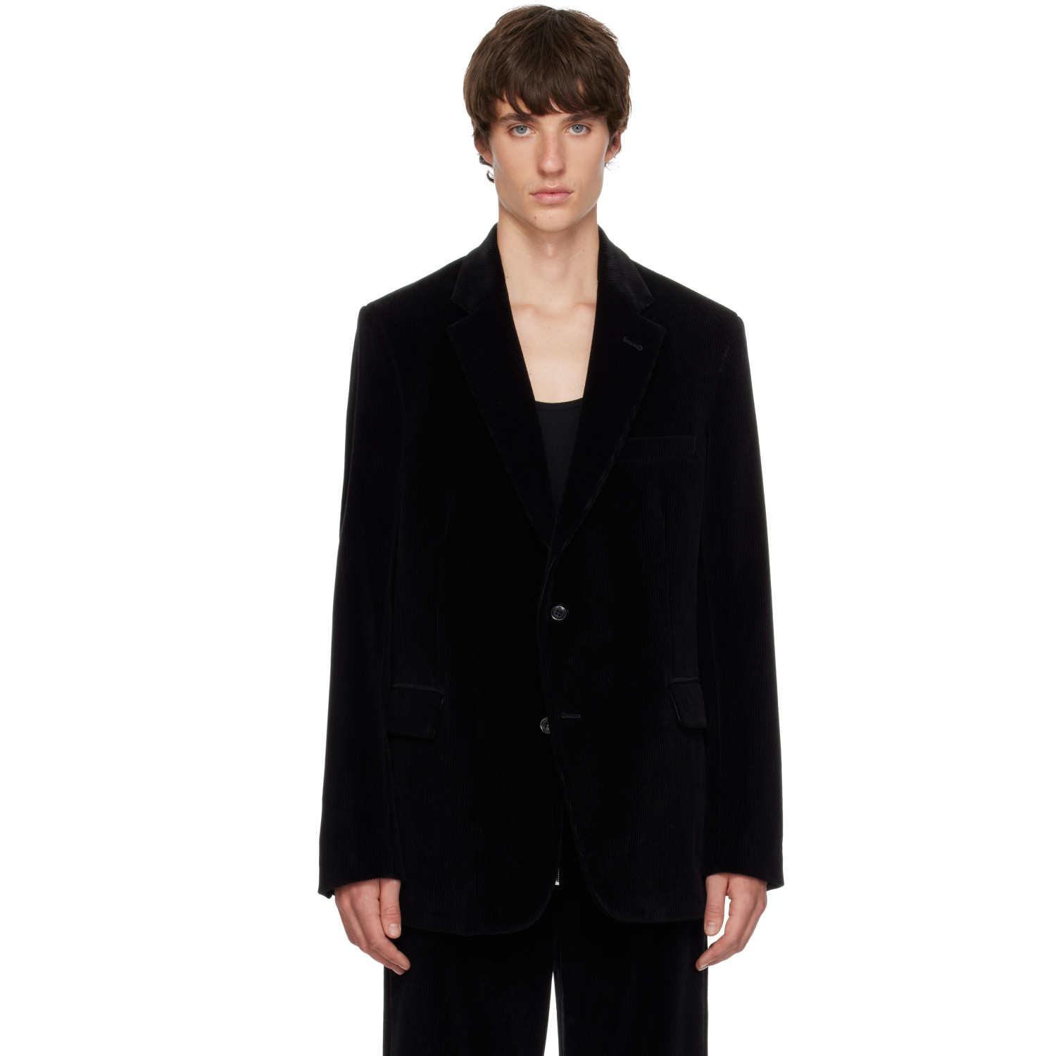 Rier Black Corduroy Blazer