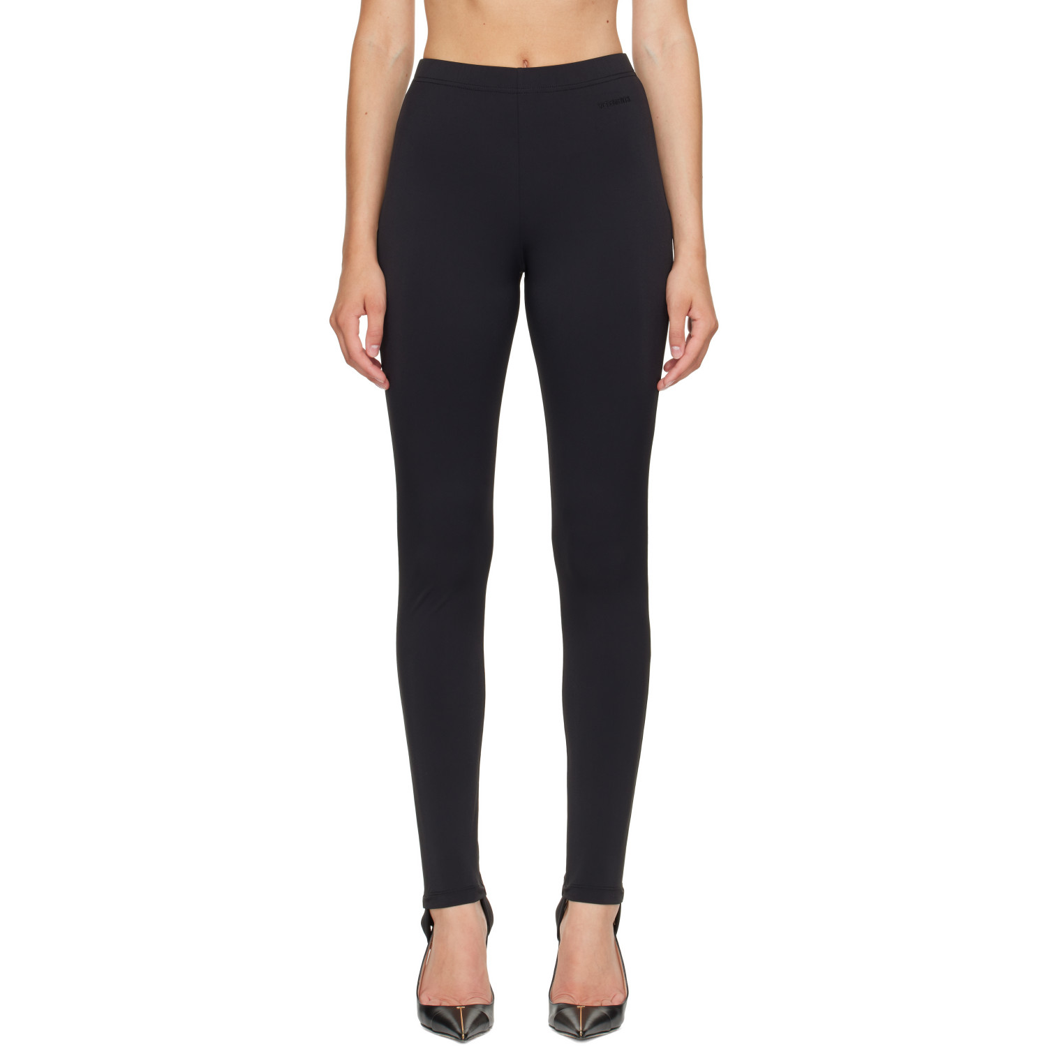 VETEMENTS Black Push-Up Leggings