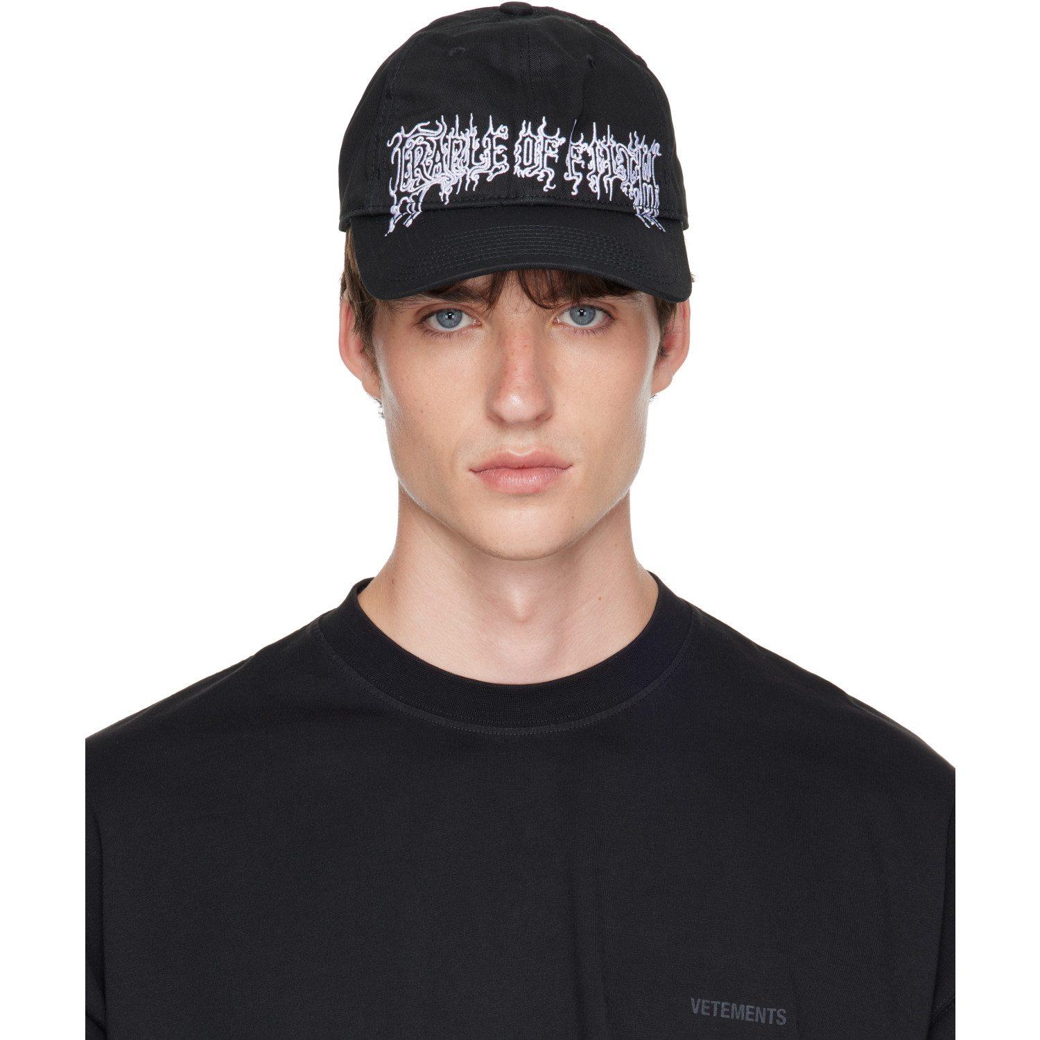VETEMENTS Black Cradle of Filth Edition Cap
