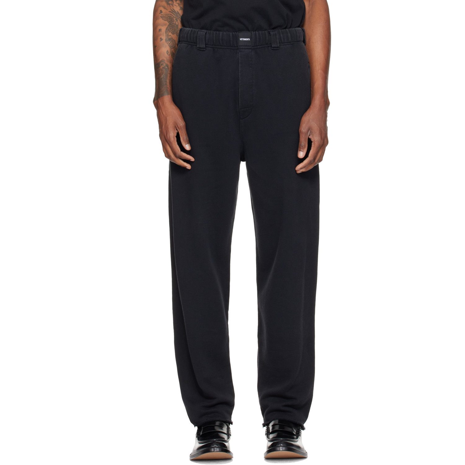 VETEMENTS Black Tailored Sweatpants