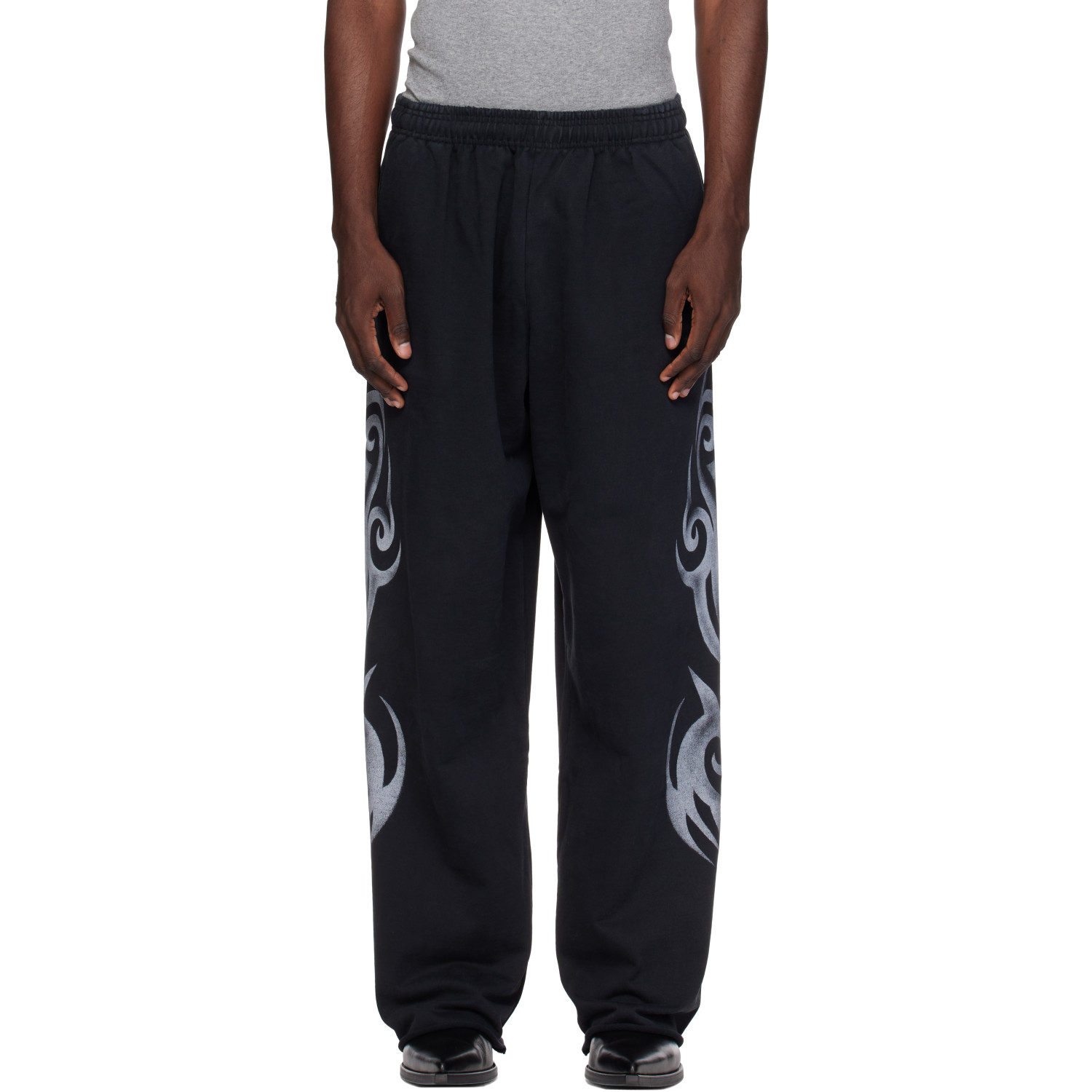 VETEMENTS Black Graffiti Sweatpants
