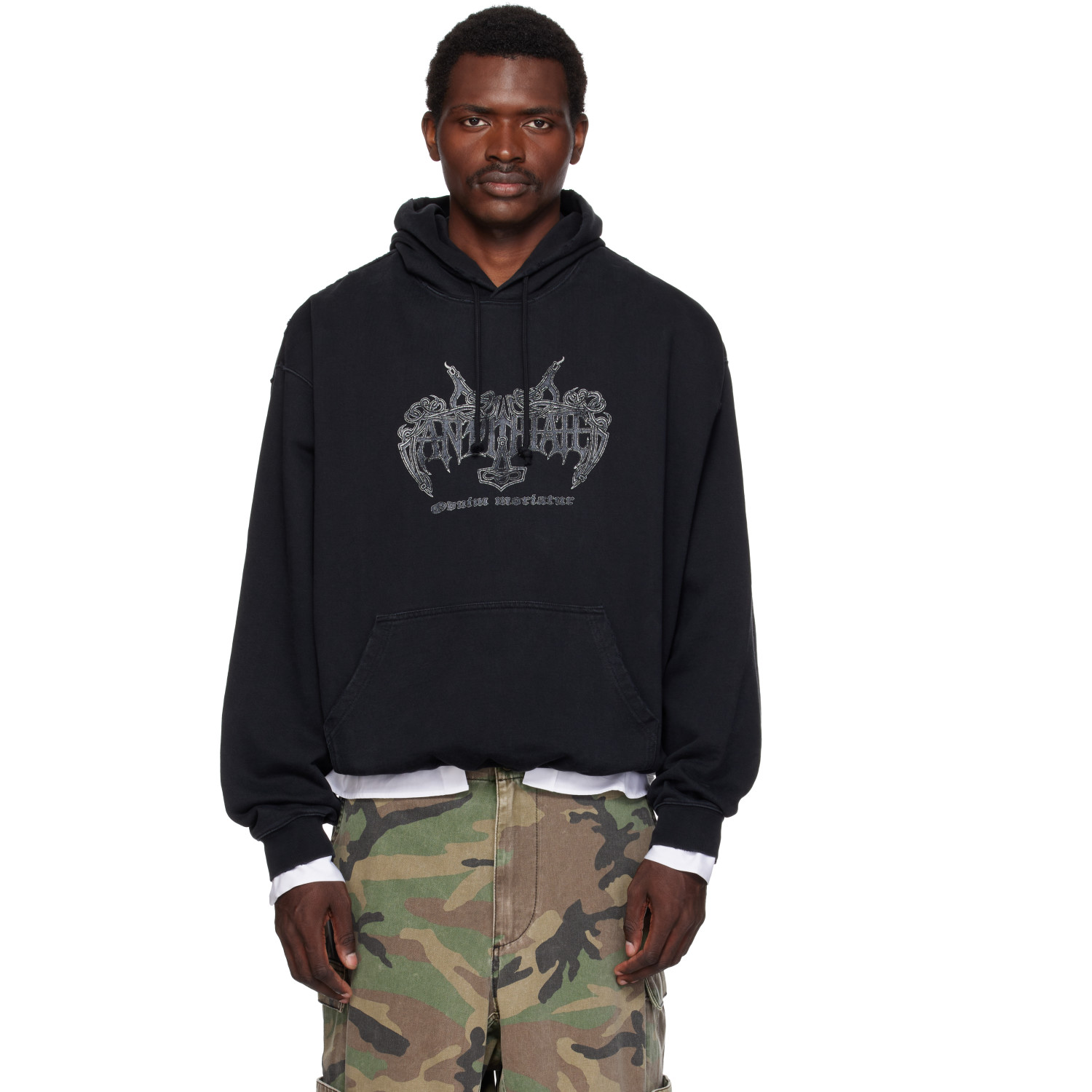VETEMENTS Black 'Antihate' Hoodie