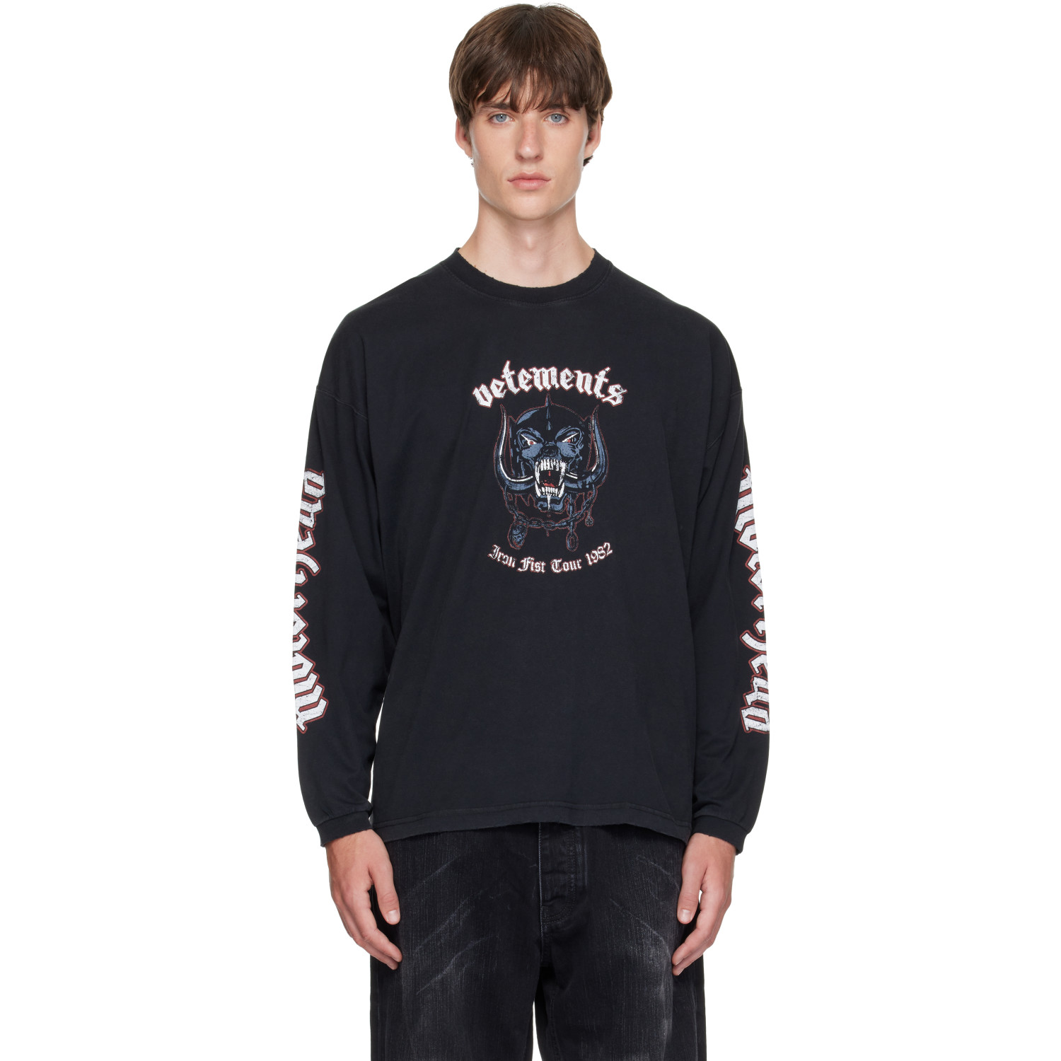 VETEMENTS Black Motörhead Edition Long Sleeve T-shirt