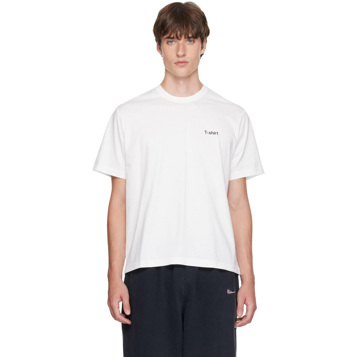 VETEMENTS White 'T-shirt Definition' T-shirt
