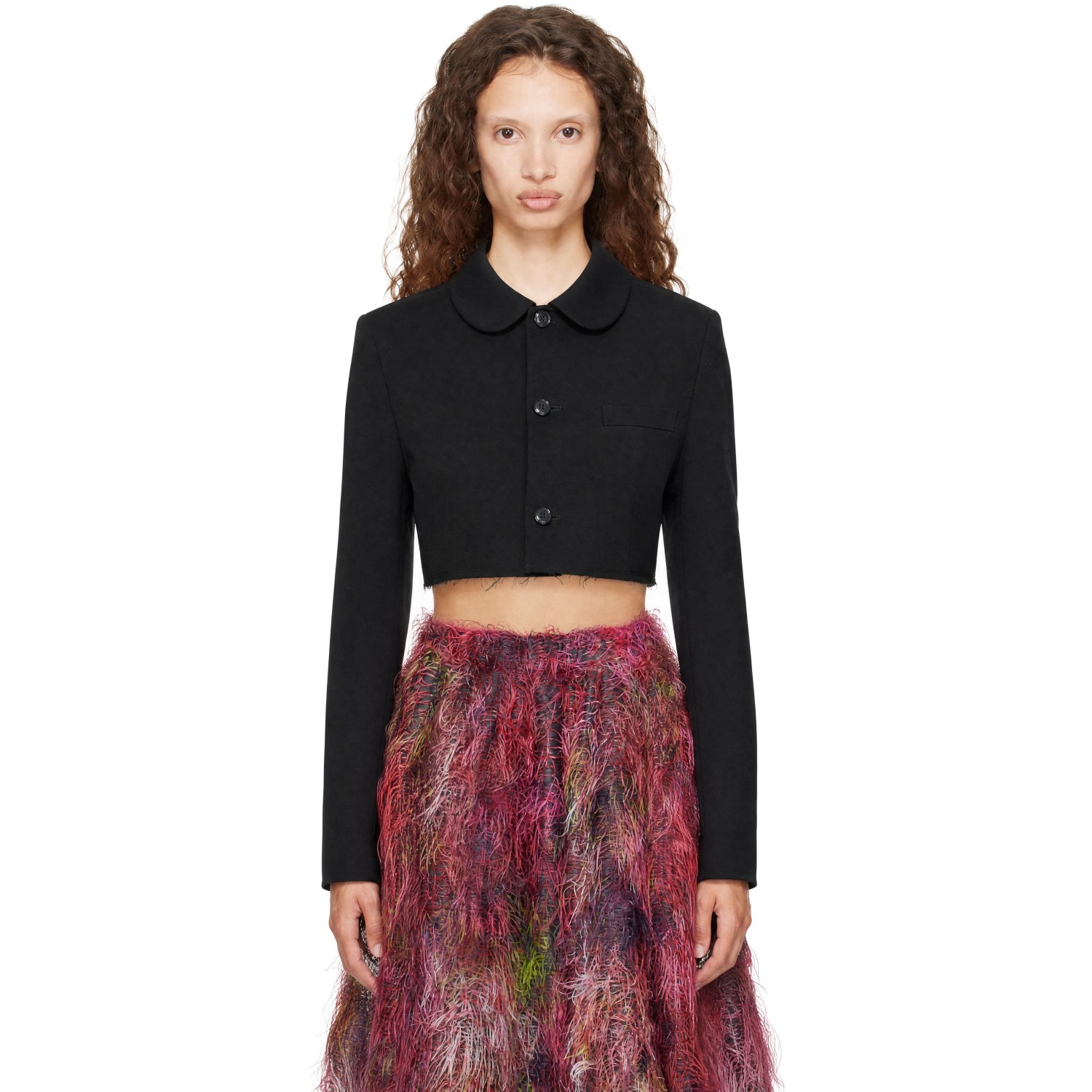 Comme des Garçons Comme des Garçons Black Wool Doeskin Jacket