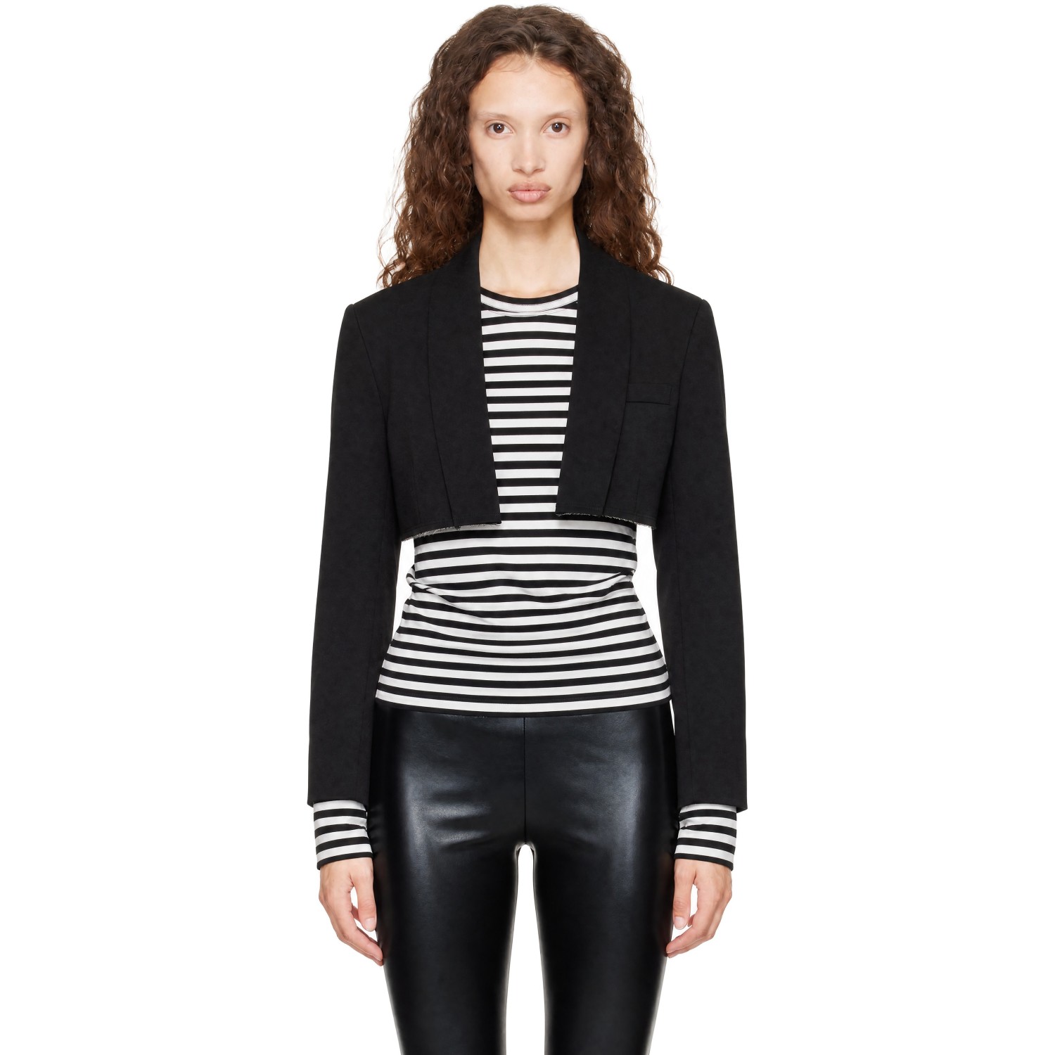 Comme des Garçons Comme des Garçons Black Wool Doeskin Jacket