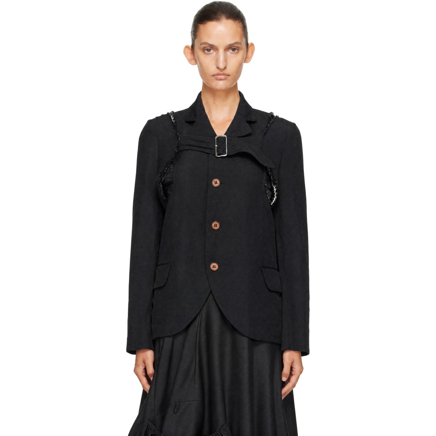 Comme des Garçons Comme des Garçons Black Oxford Garment Dyed Blazer