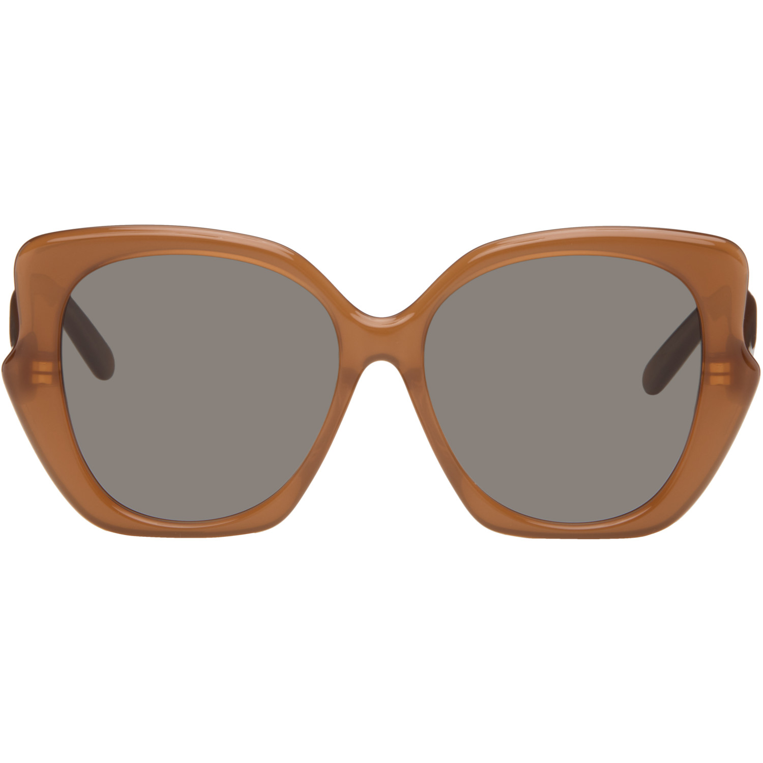 LOEWE Tan Fantasy Slim Sunglasses