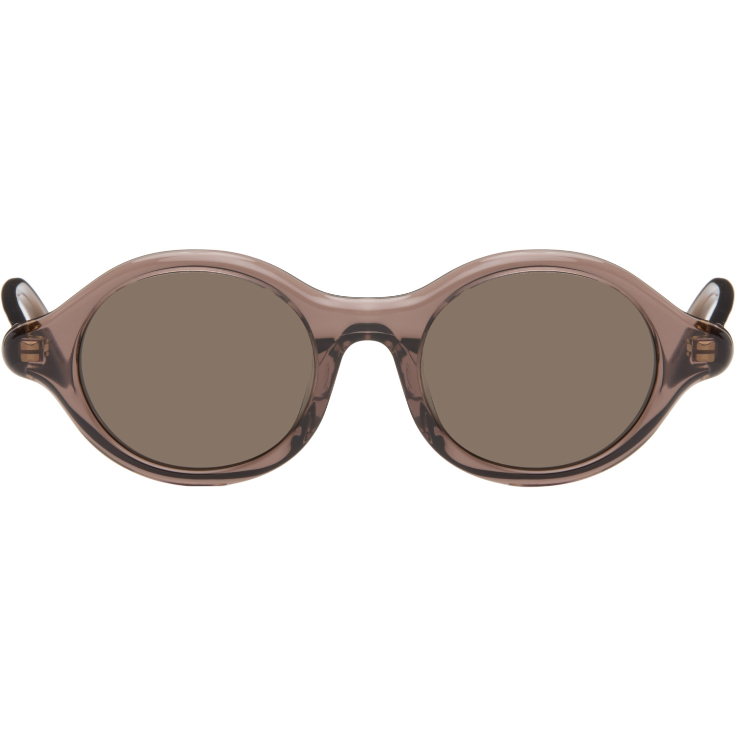 LOEWE Brown Slim Round Sunglasses
