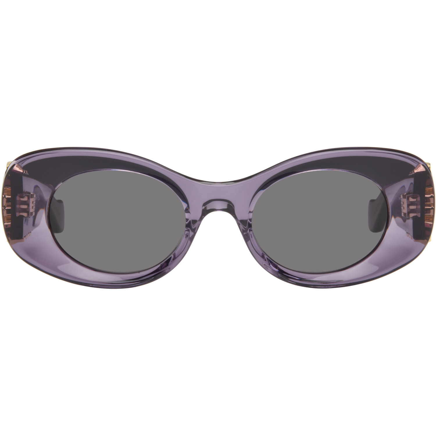 LOEWE Purple Anagram Sunglasses