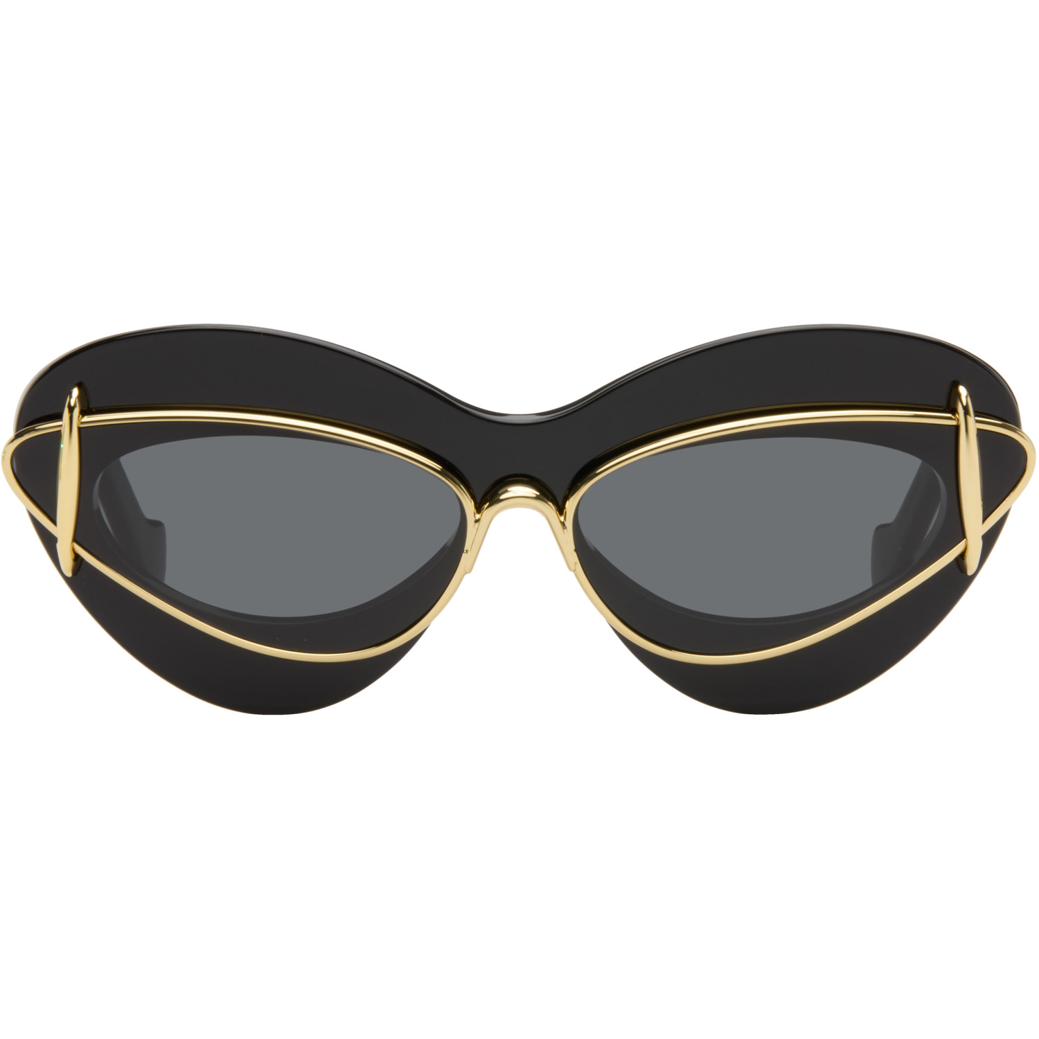 LOEWE Black Double Frame Sunglasses