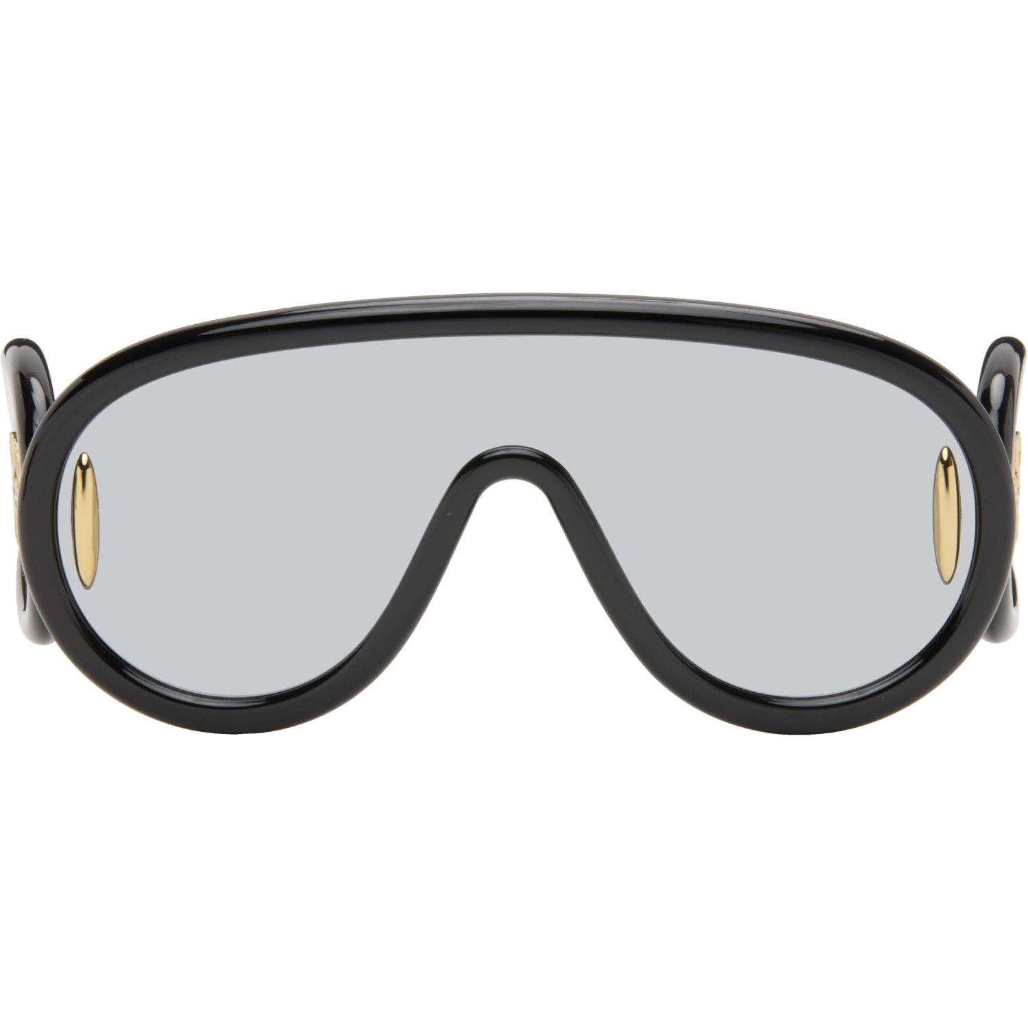 LOEWE Black Wave Mask Sunglasses
