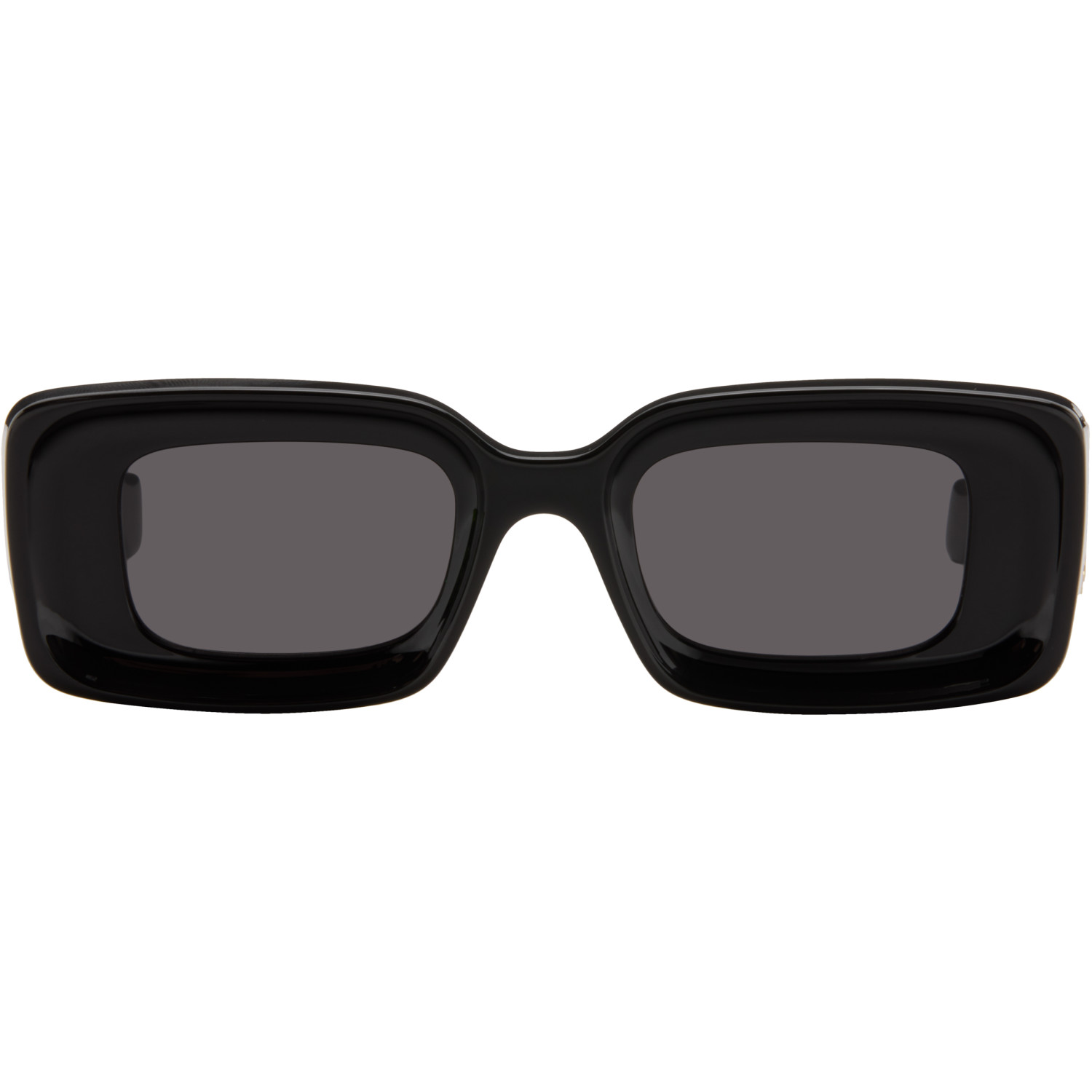 LOEWE Black Rectangular Sunglasses
