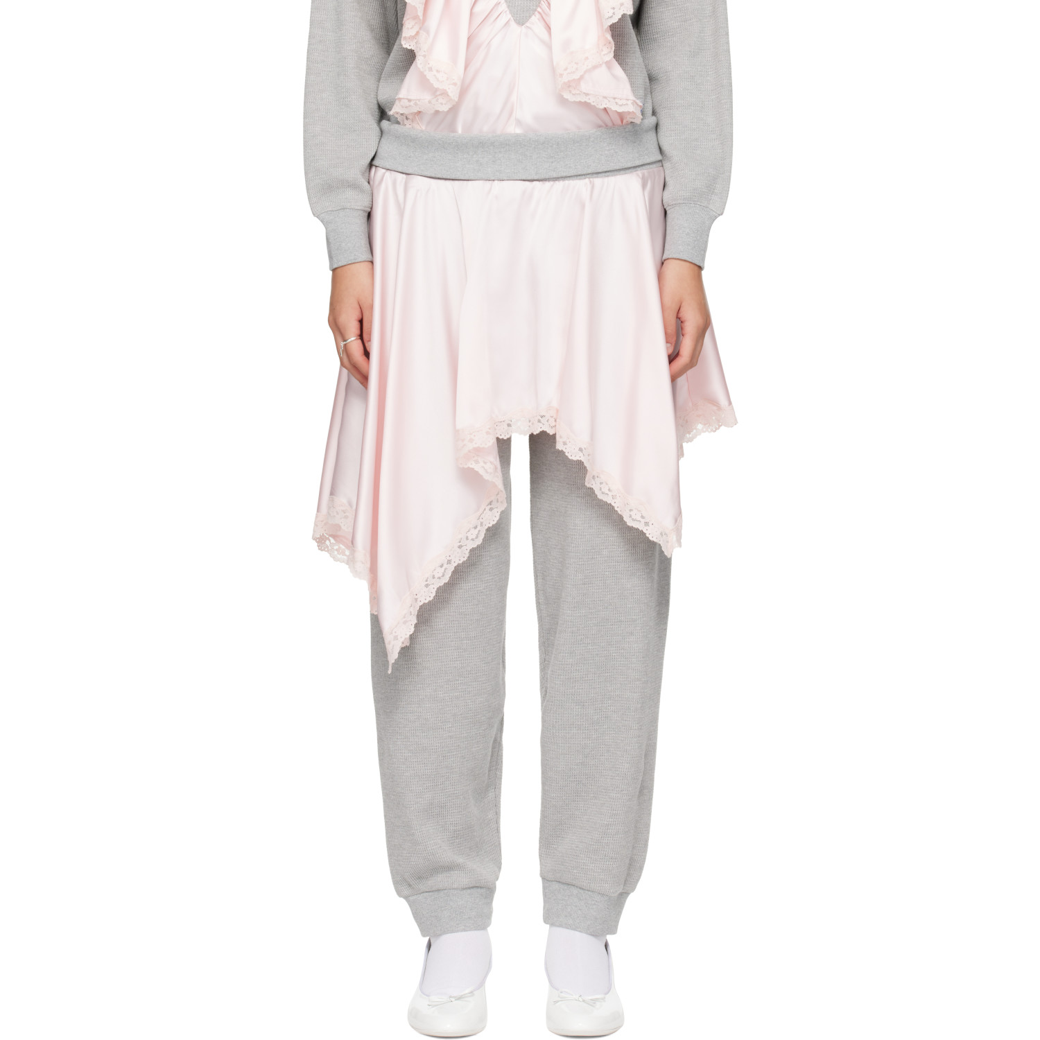Sandy Liang Gray Rue Trousers