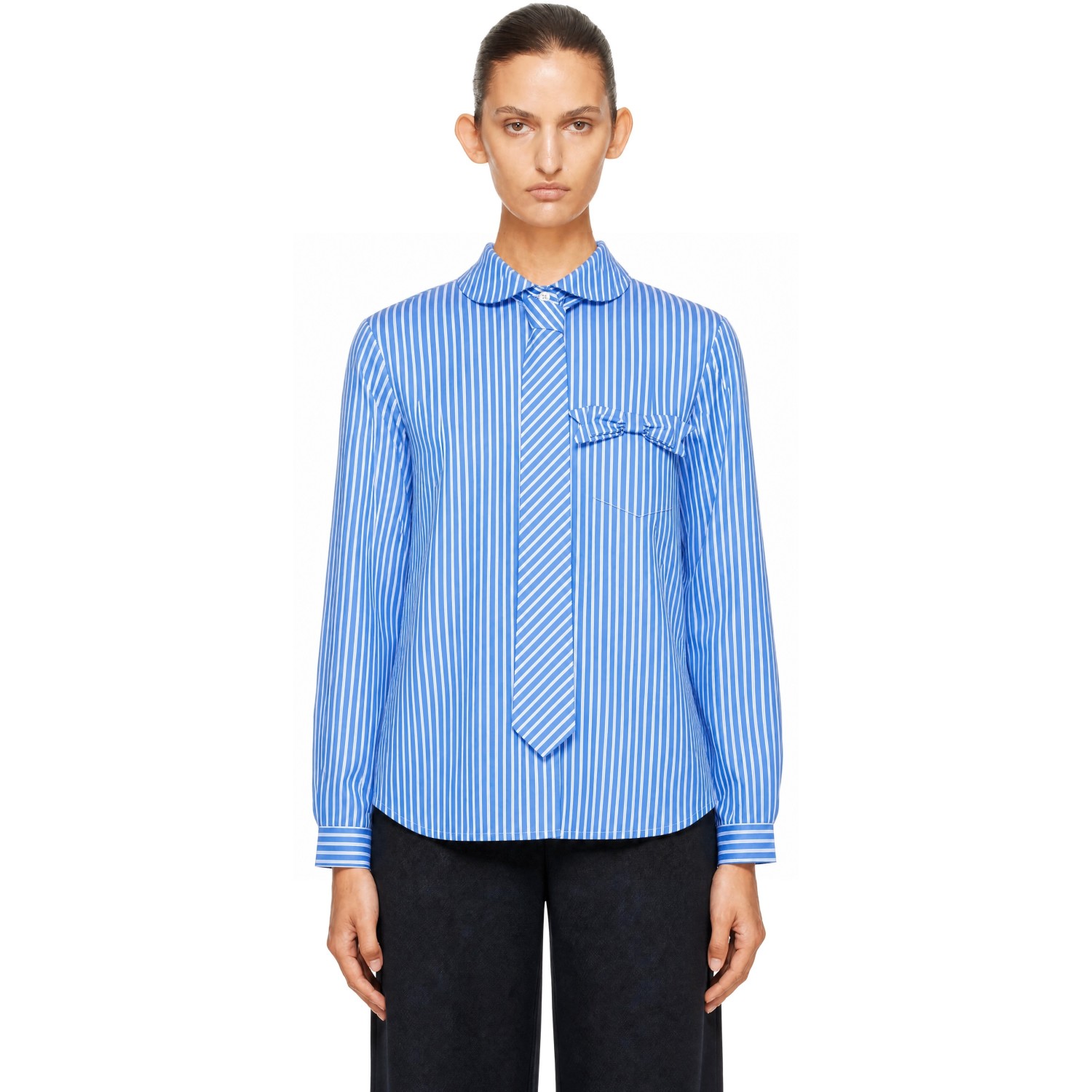Sandy Liang Blue Gemma Shirt