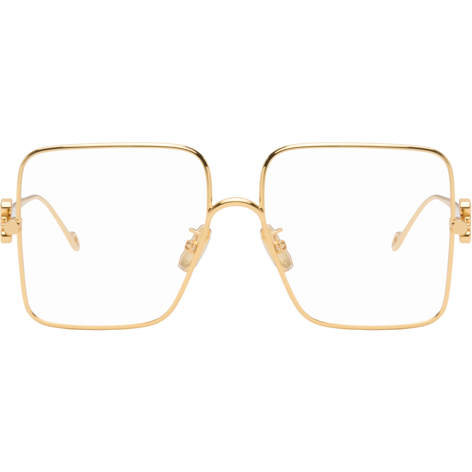 LOEWE Gold Square Glasses