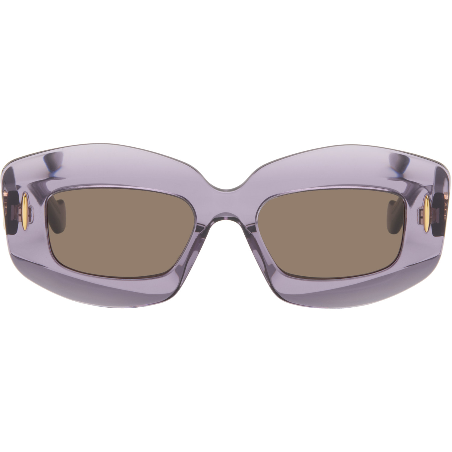 LOEWE Purple Anagram Sunglasses