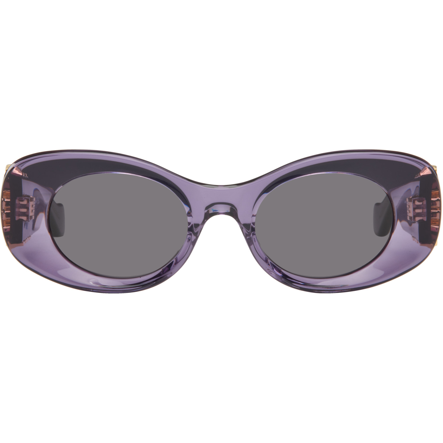 LOEWE Purple Anagram Sunglasses