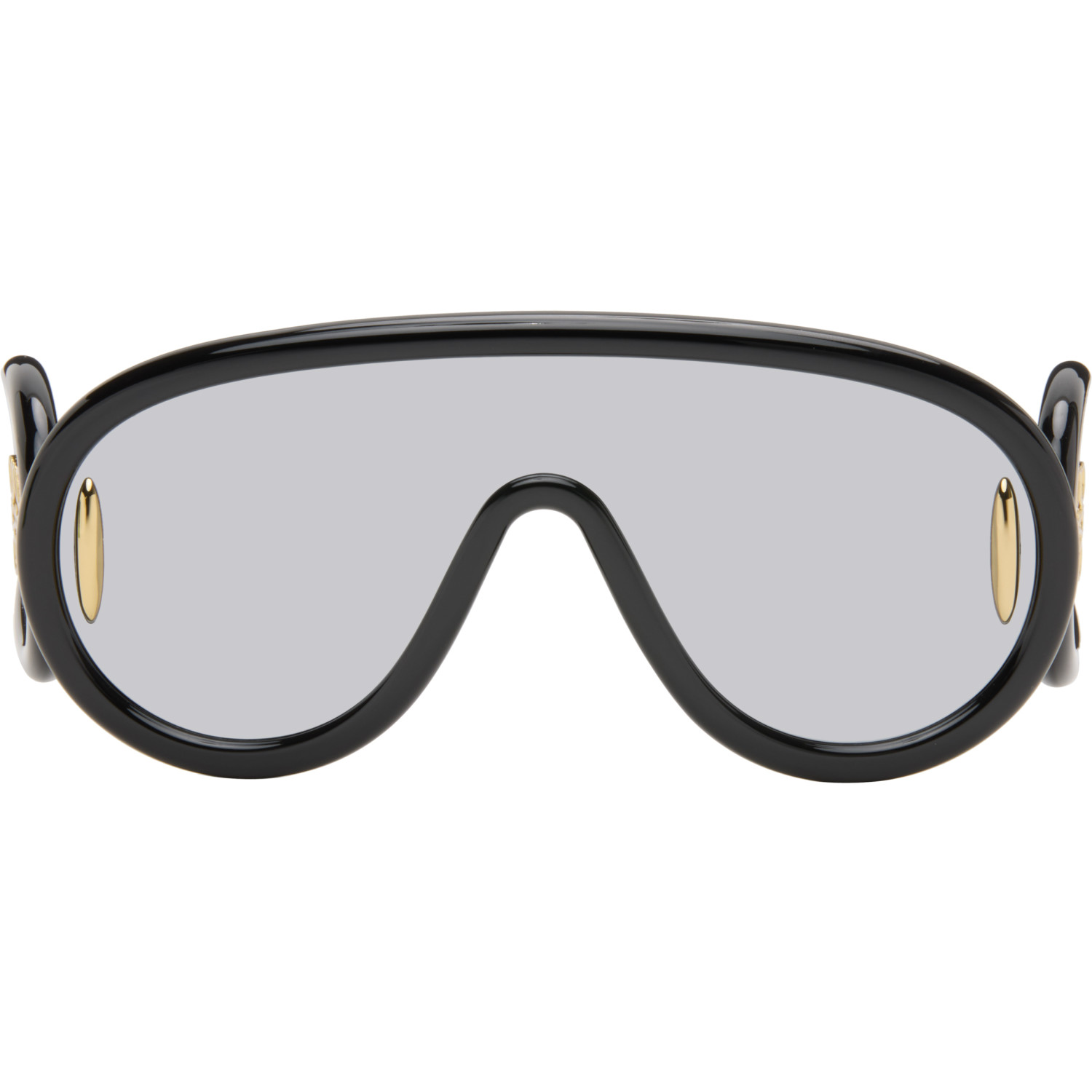 LOEWE Black Wave Mask Sunglasses