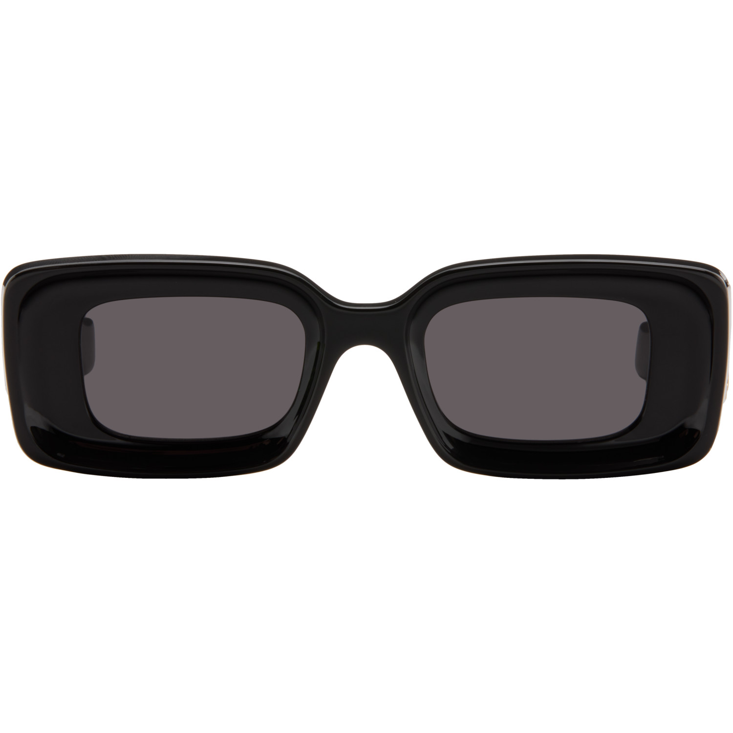 LOEWE Black Rectangular Sunglasses