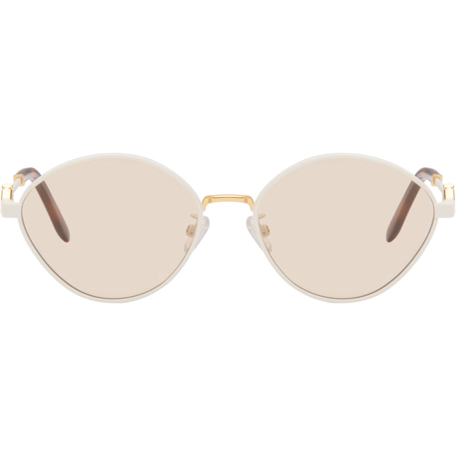 Fendi White FF Diamonds Sunglasses