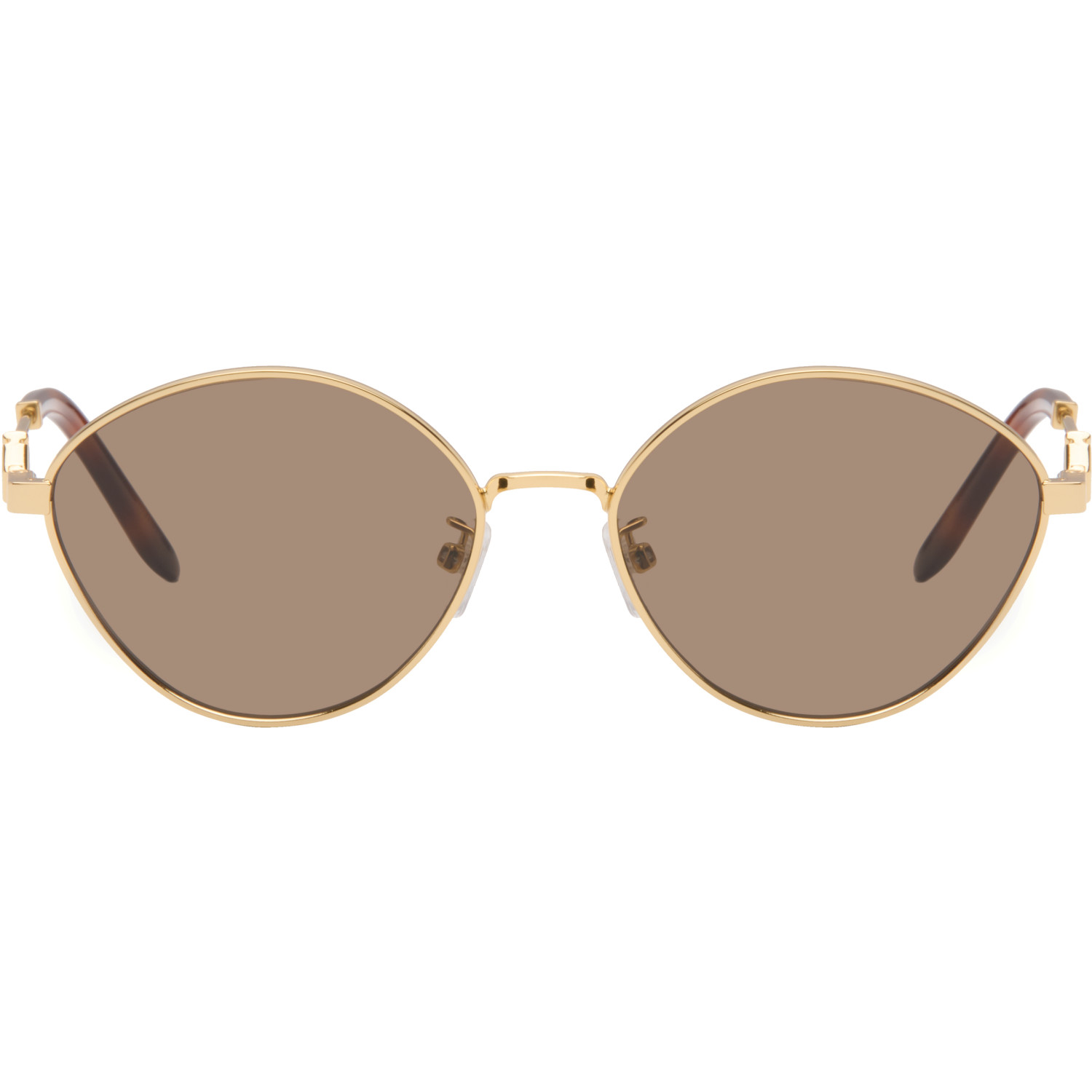 Fendi Gold FF Diamonds Sunglasses