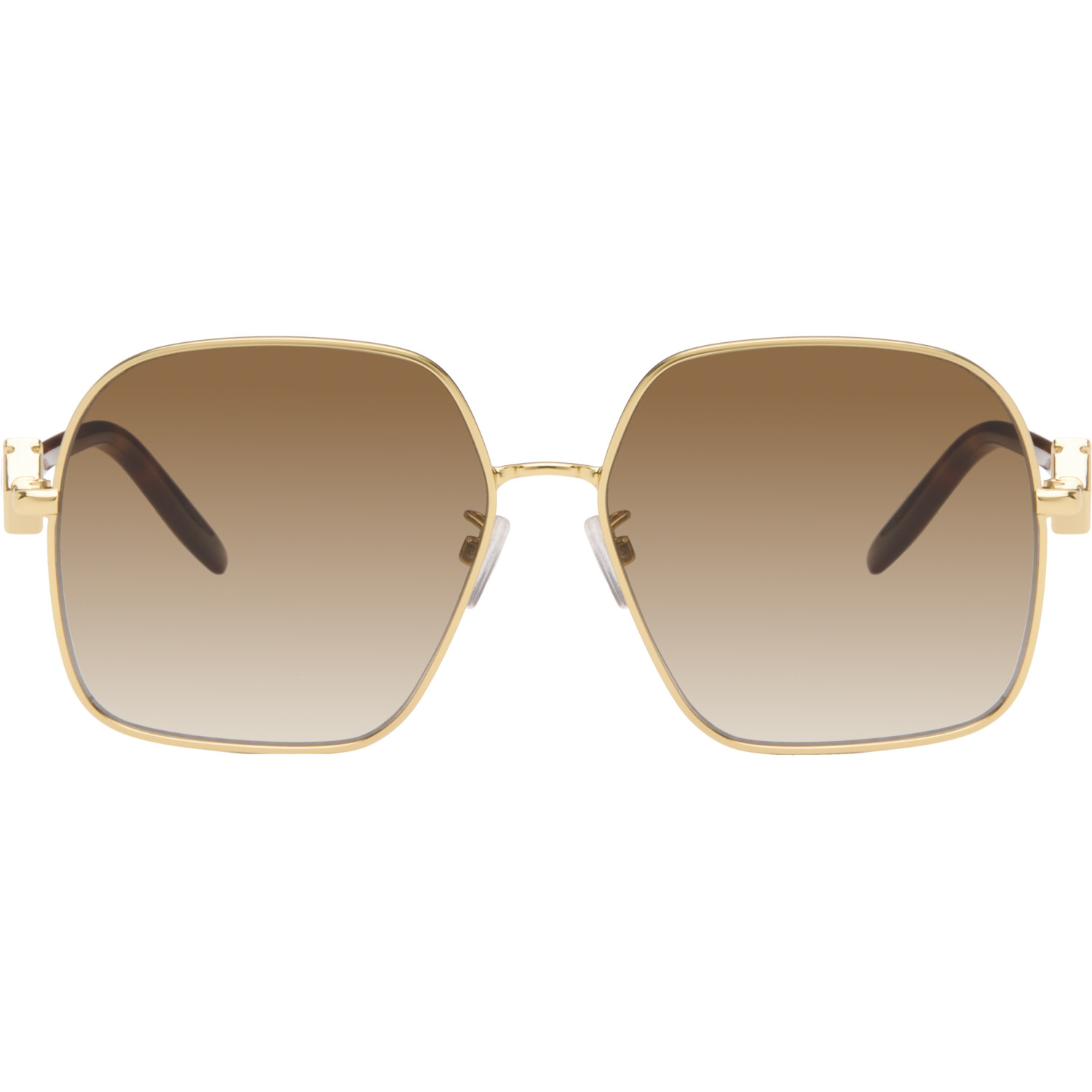 Fendi Gold FF Diamonds Sunglasses