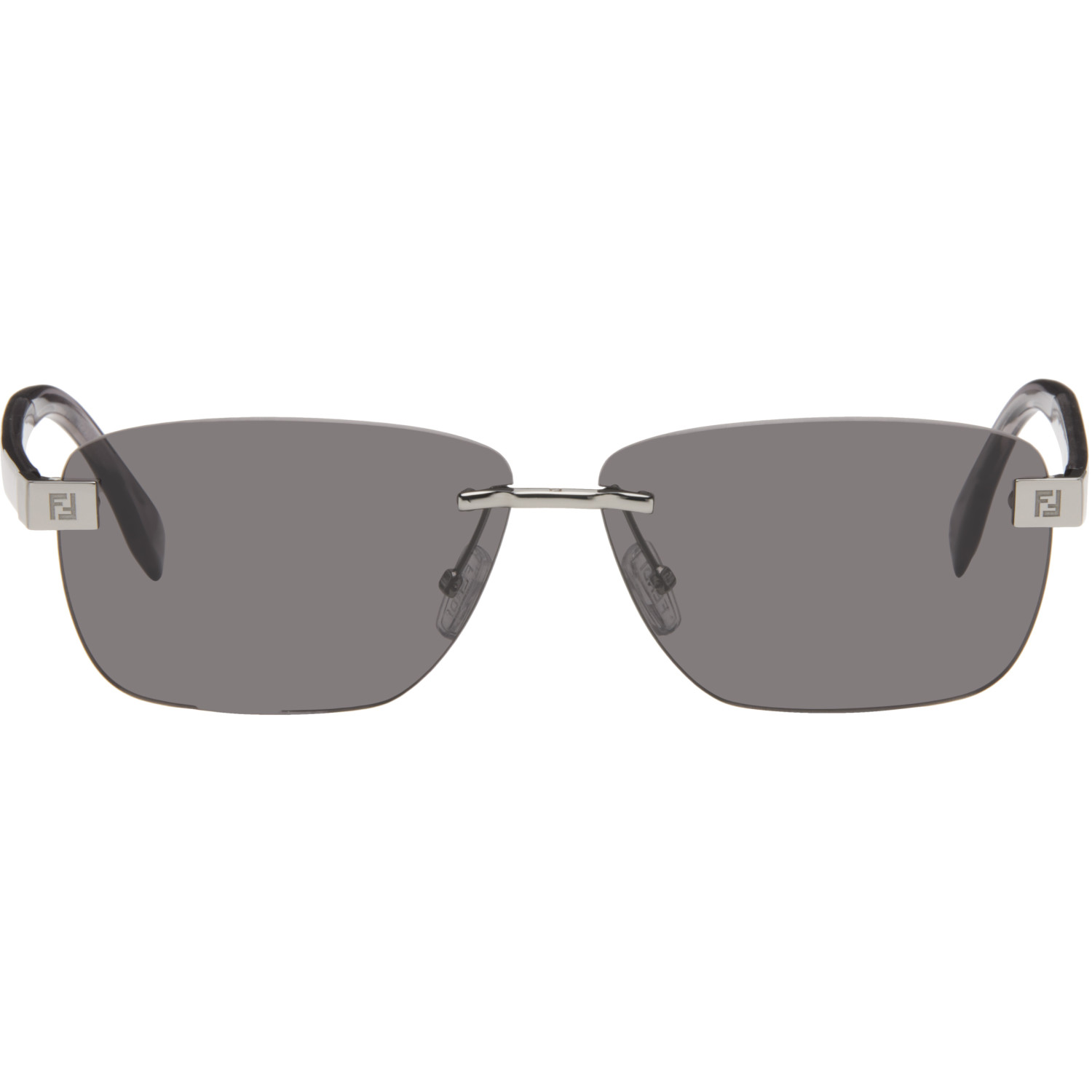 Fendi Silver 'Fendi Sky' Sunglasses
