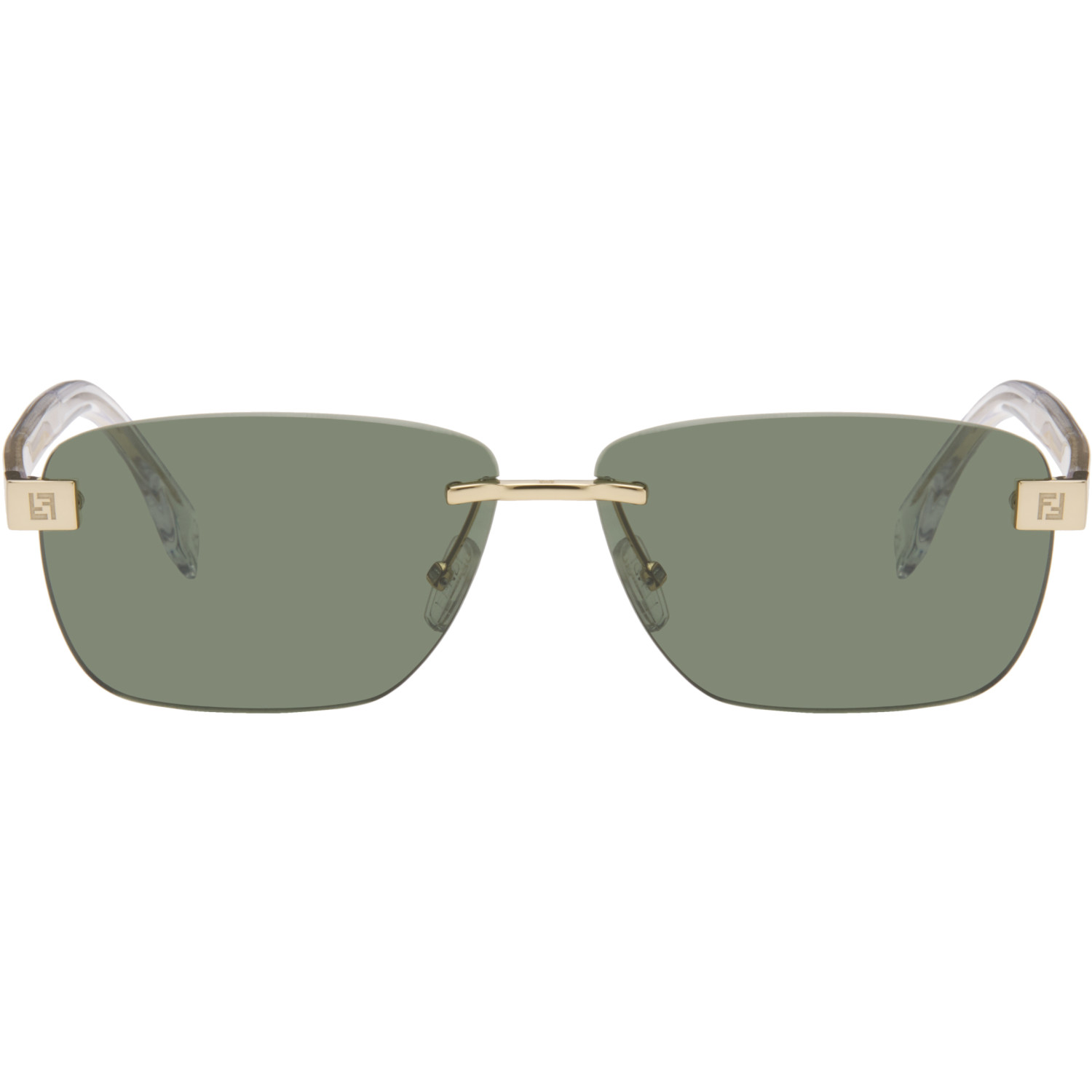 Fendi Gold 'Fendi Sky' Sunglasses