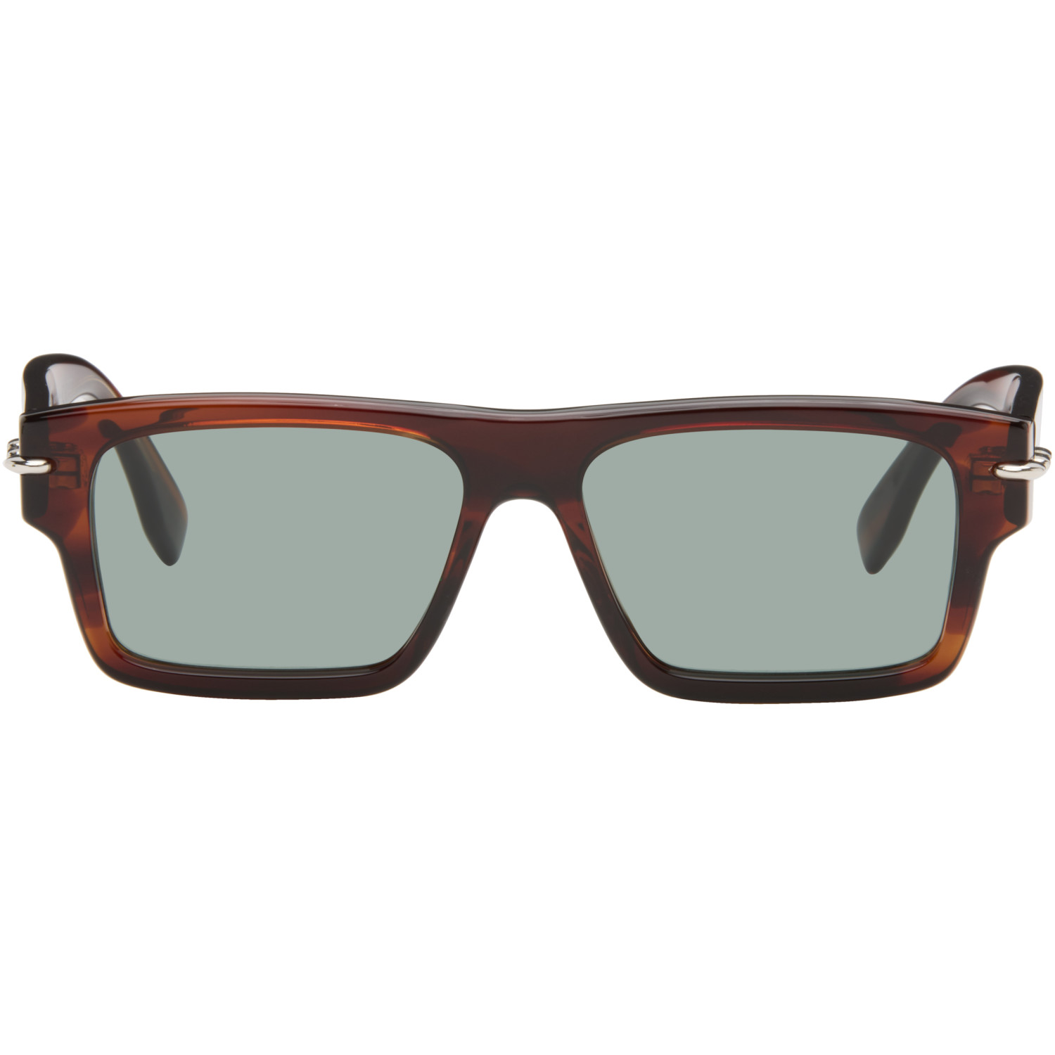 Fendi Brown 'Fendi Selleria' Sunglasses