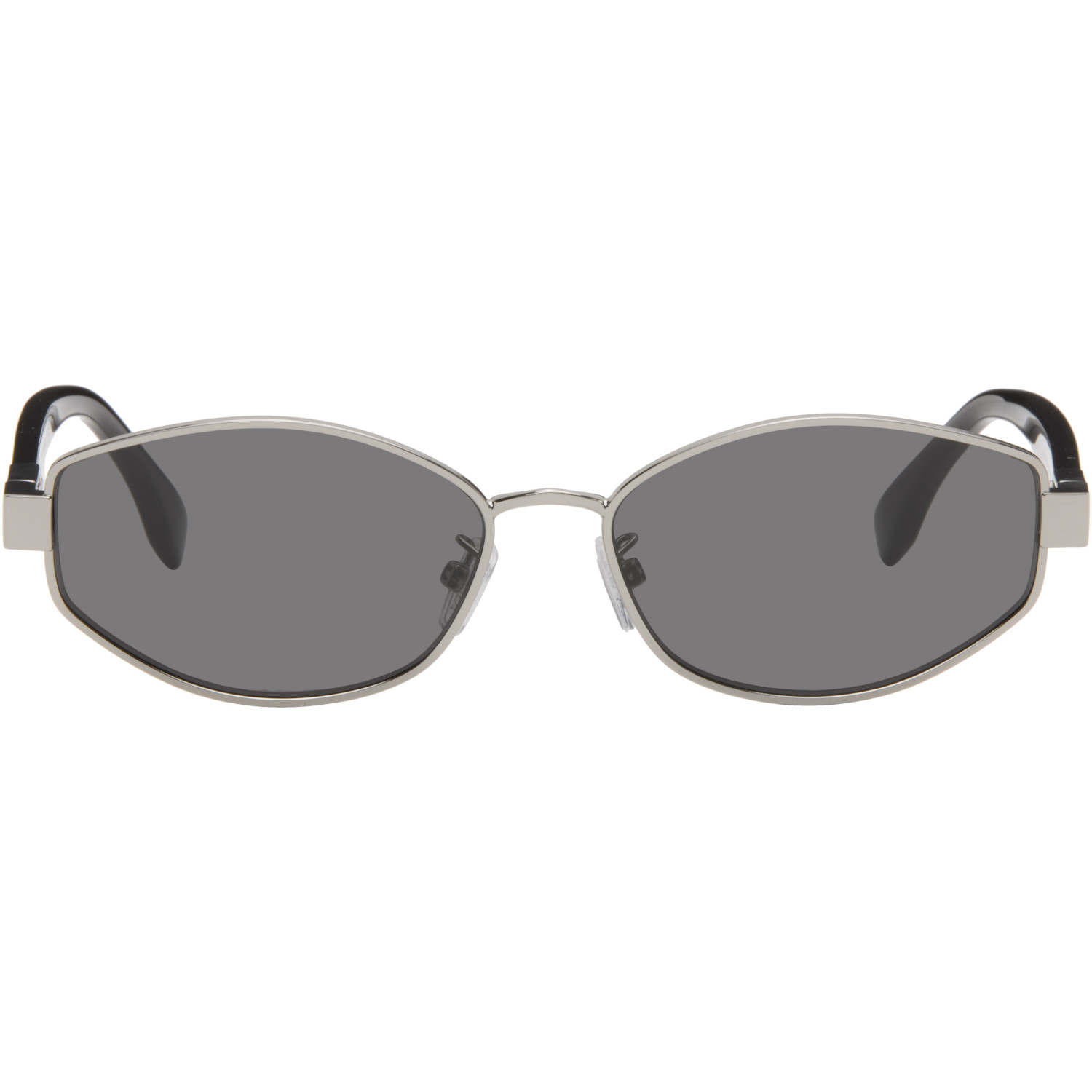 Fendi Silver Baguette Sunglasses