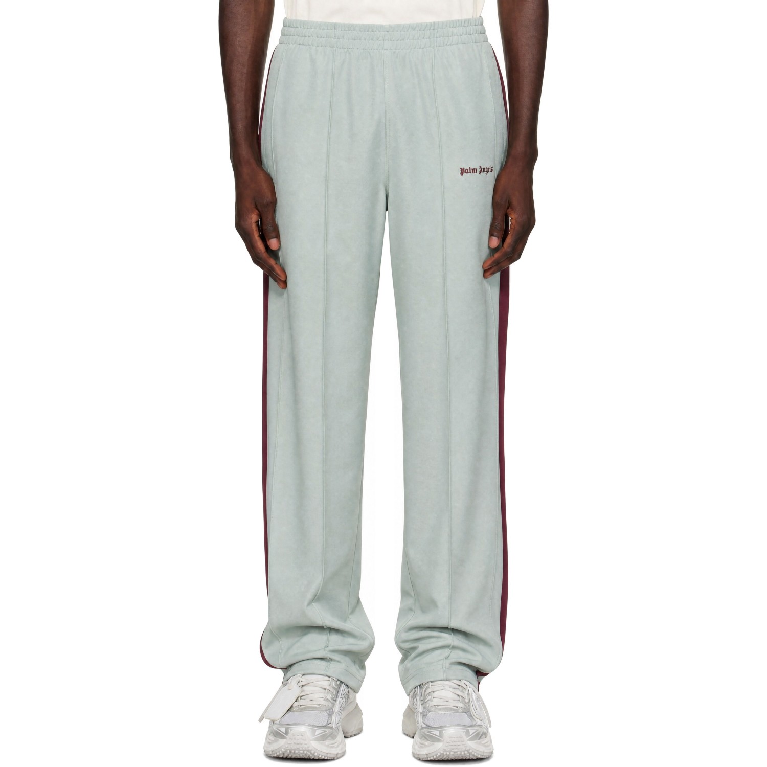 Palm Angels Green Urban Logo Track Pants