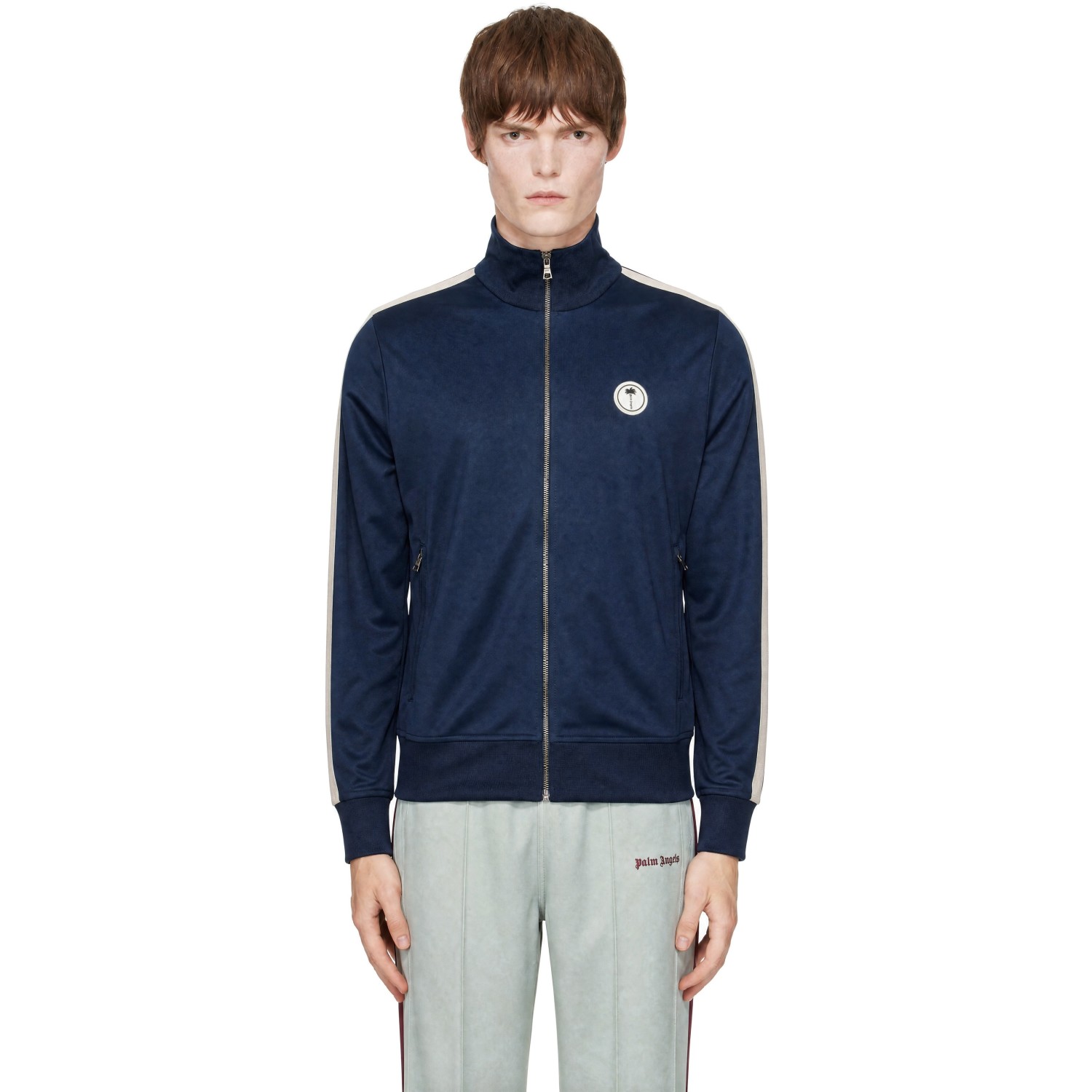 Palm Angels Navy Palm Tree Track Jacket