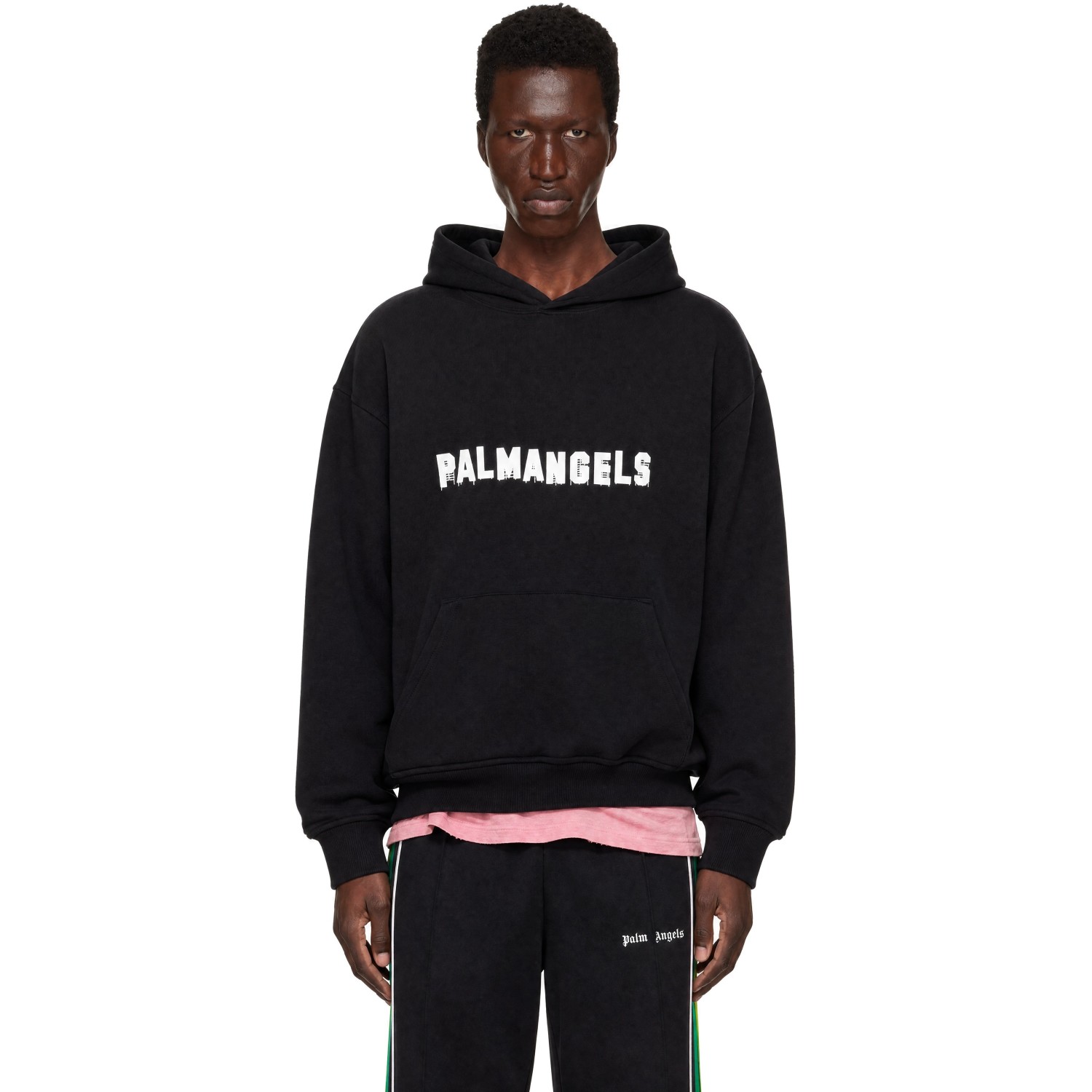 Palm Angels Black Palm Hills Regular Hoodie