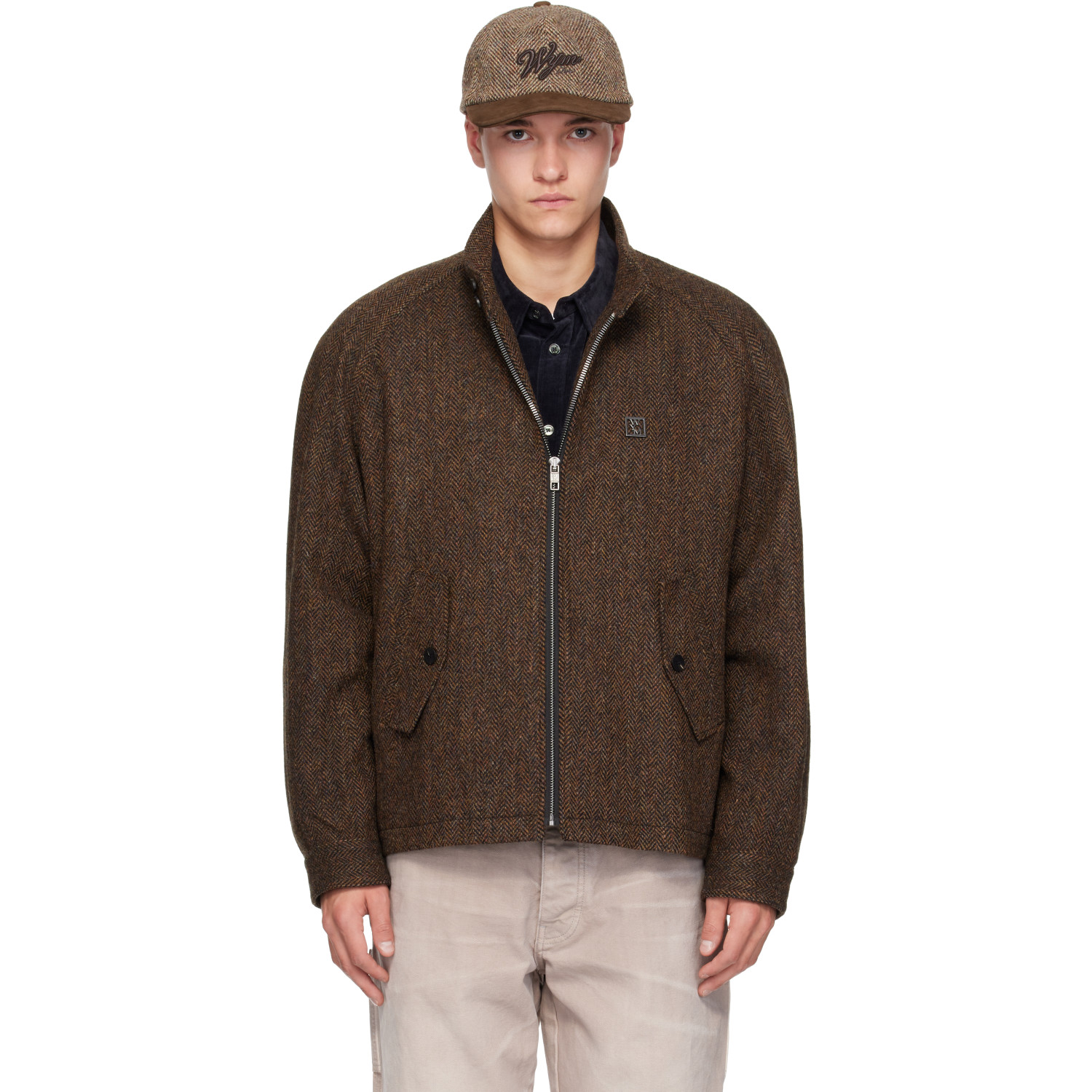 WOOYOUNGMI Brown Wool Jacket