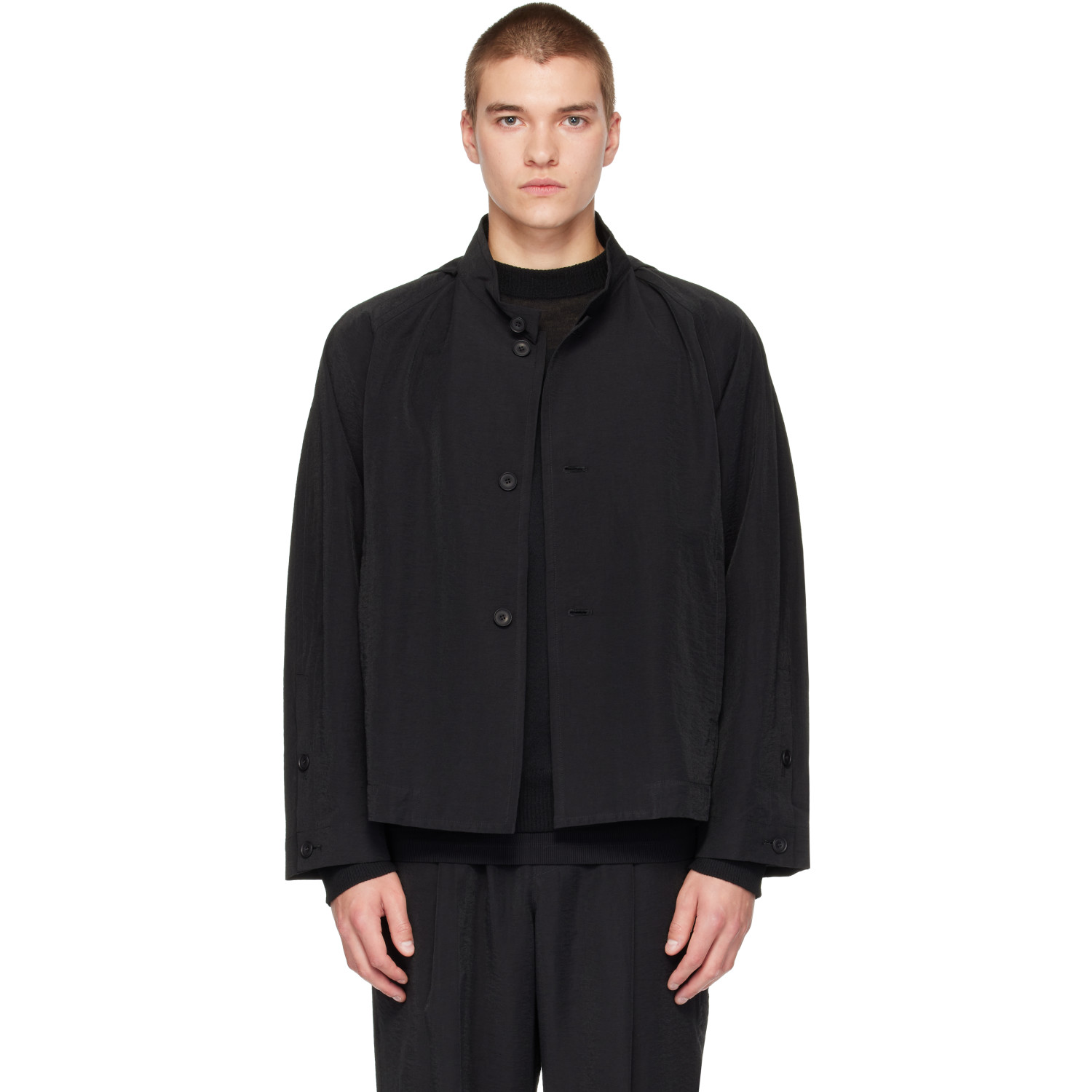 HOMME PLISSÉ ISSEY MIYAKE Black Opacity Jacket