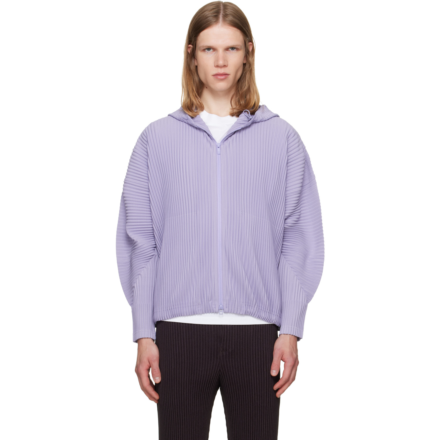 HOMME PLISSÉ ISSEY MIYAKE Purple Monthly Colors July Hoodie