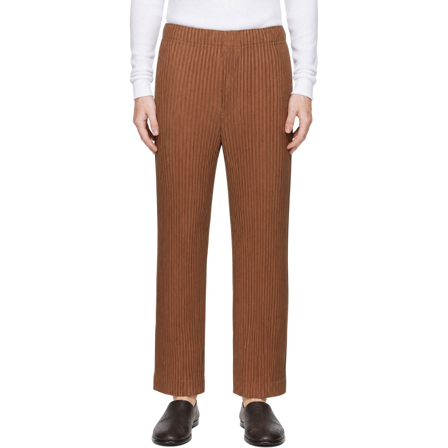 HOMME PLISSÉ ISSEY MIYAKE Brown September Color Pleats 2 Trousers
