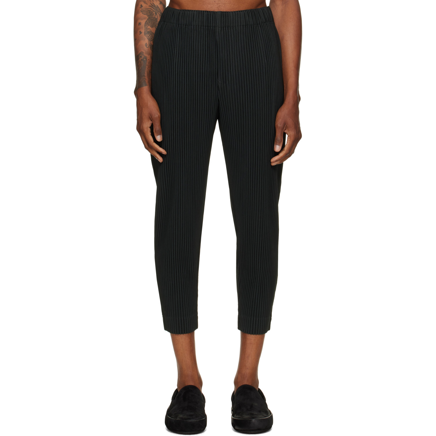 HOMME PLISSÉ ISSEY MIYAKE Gray Monthly Colors August Trousers